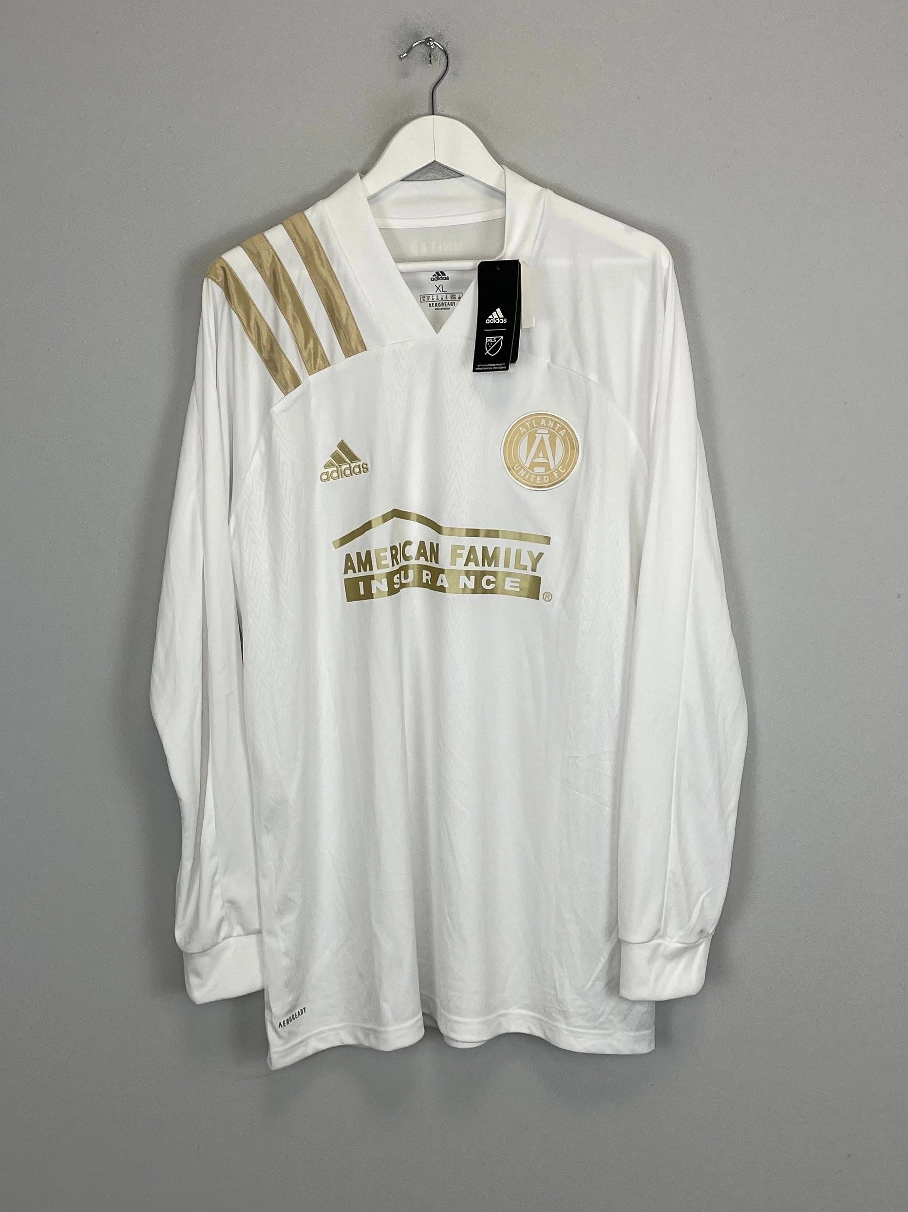 2021/22 ATLANTA UNITED *BNWT* L/S AWAY SHIRT (XL) ADIDAS Adaptive Fit System