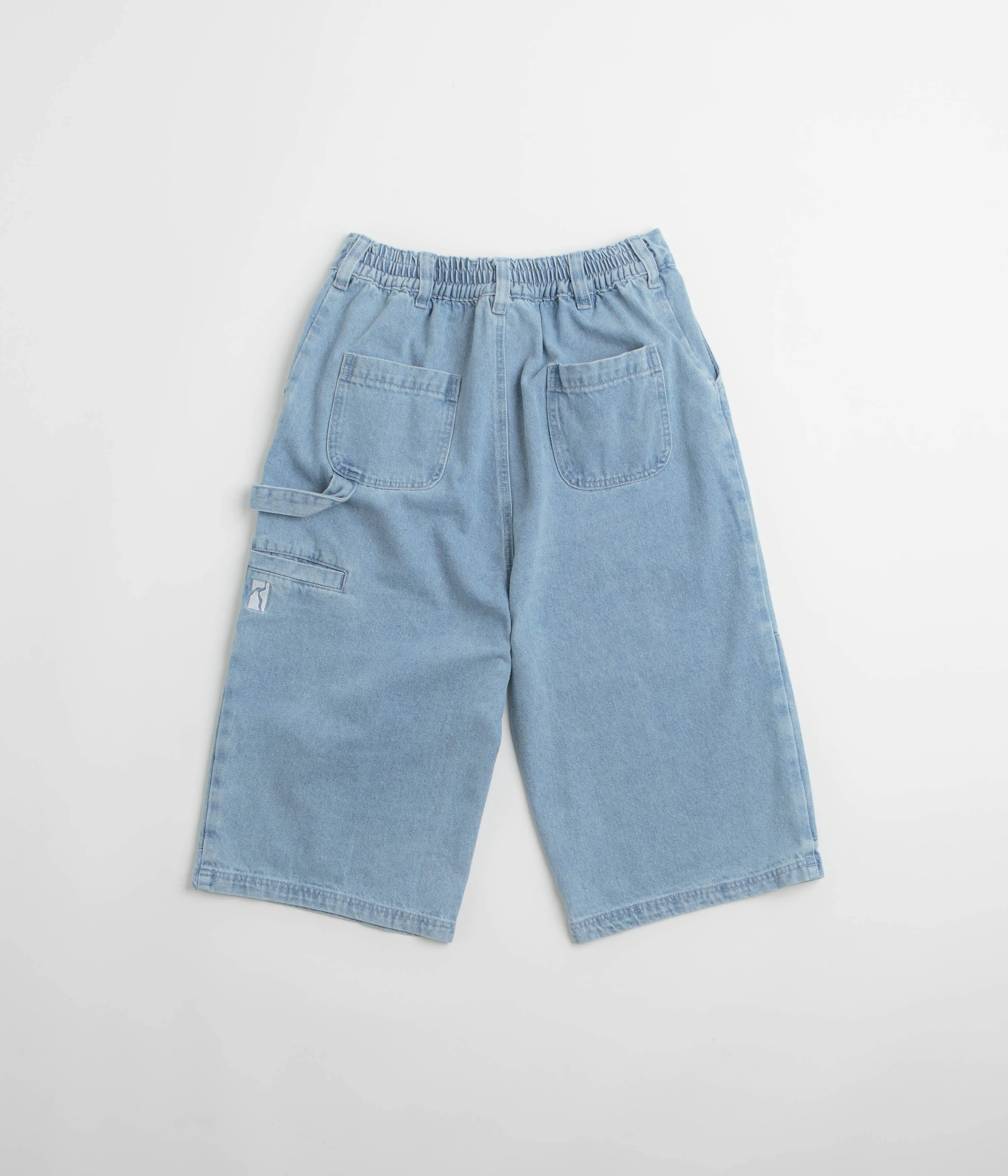 Layered Look Poetic Collective Sculptor Shorts - Light Denim