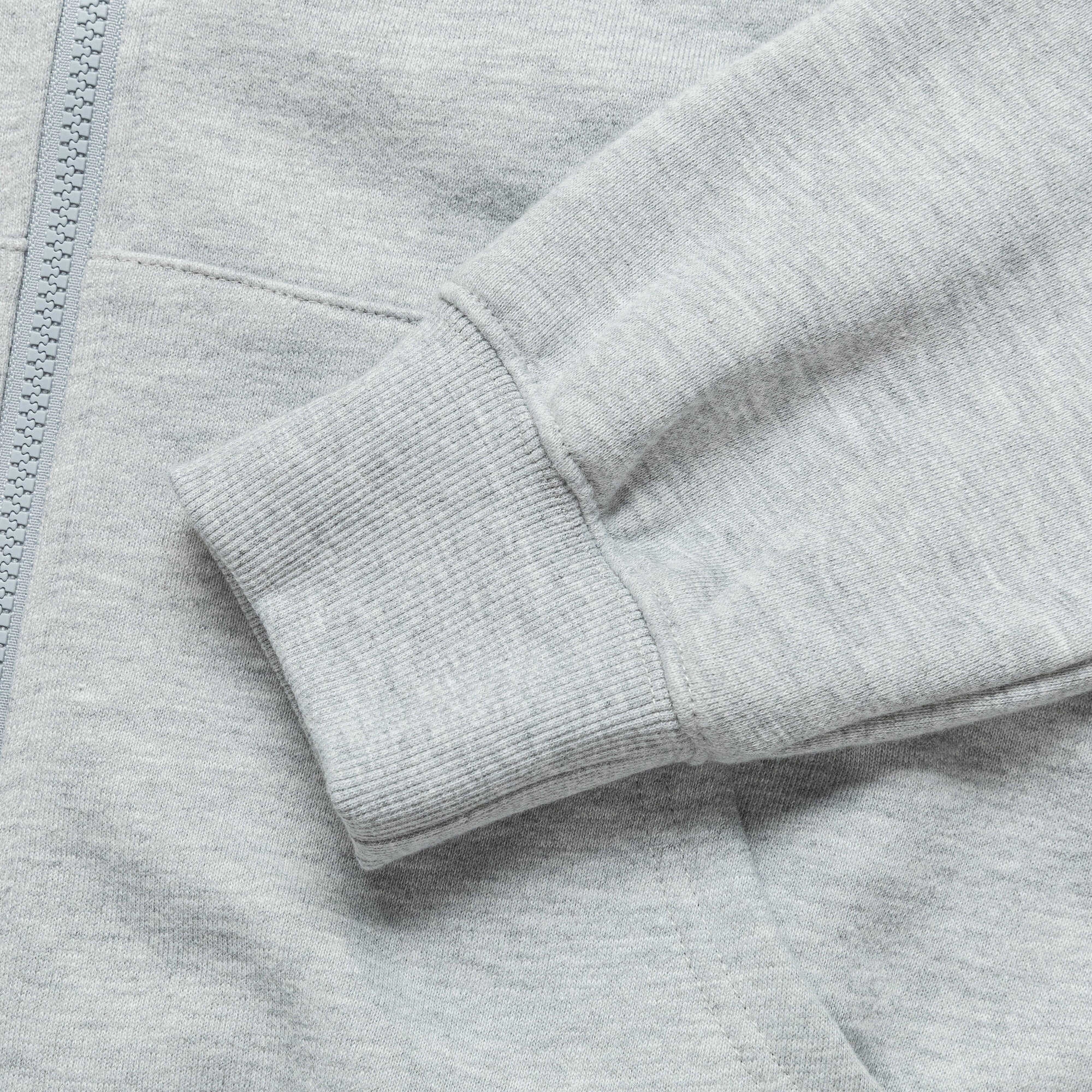 INTL. Logo Zip Up Hoodie - Heather Grey product recommendation Smart Casual