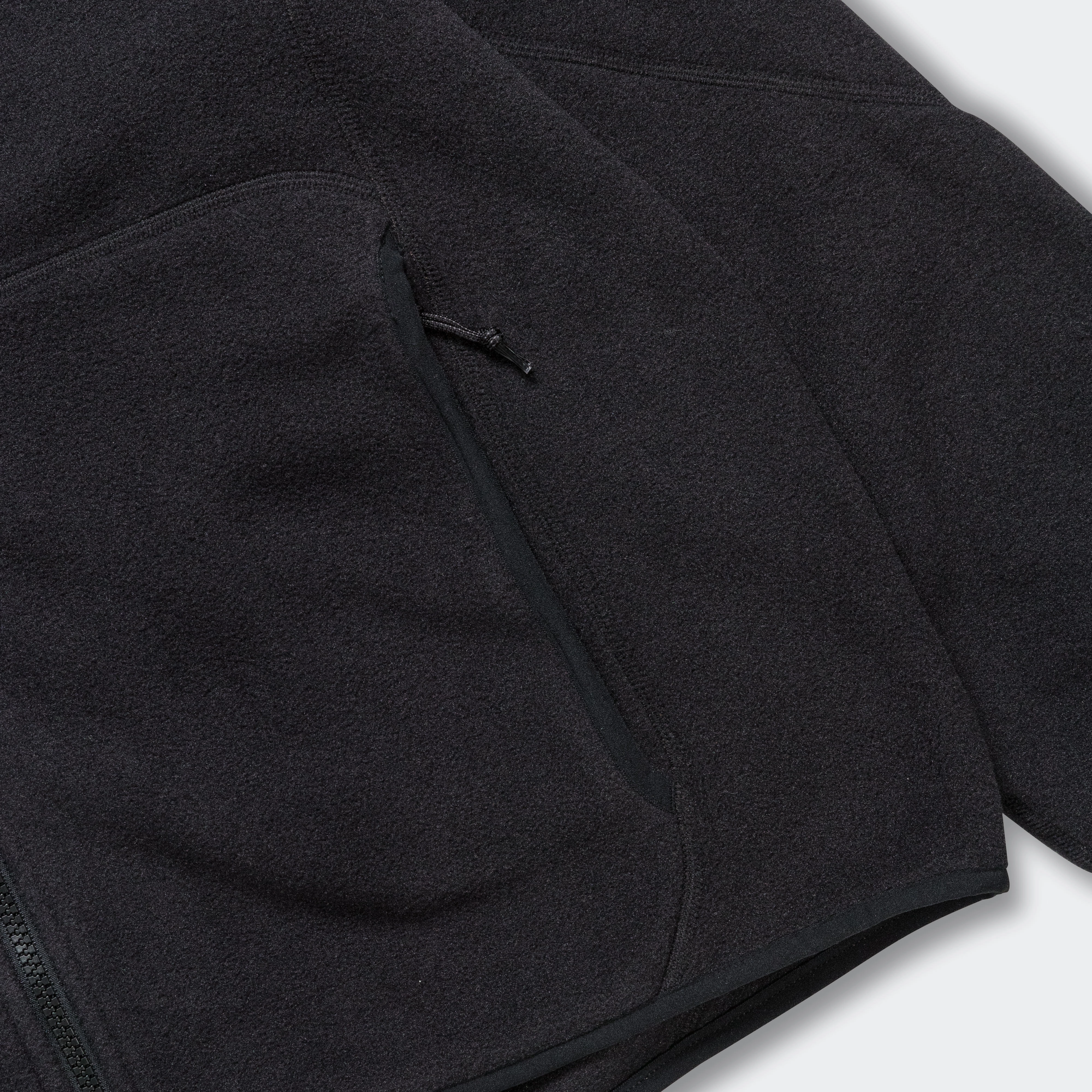 Wolf FZ Hoodie - Black/Anthracite marbled Versatile Jacket