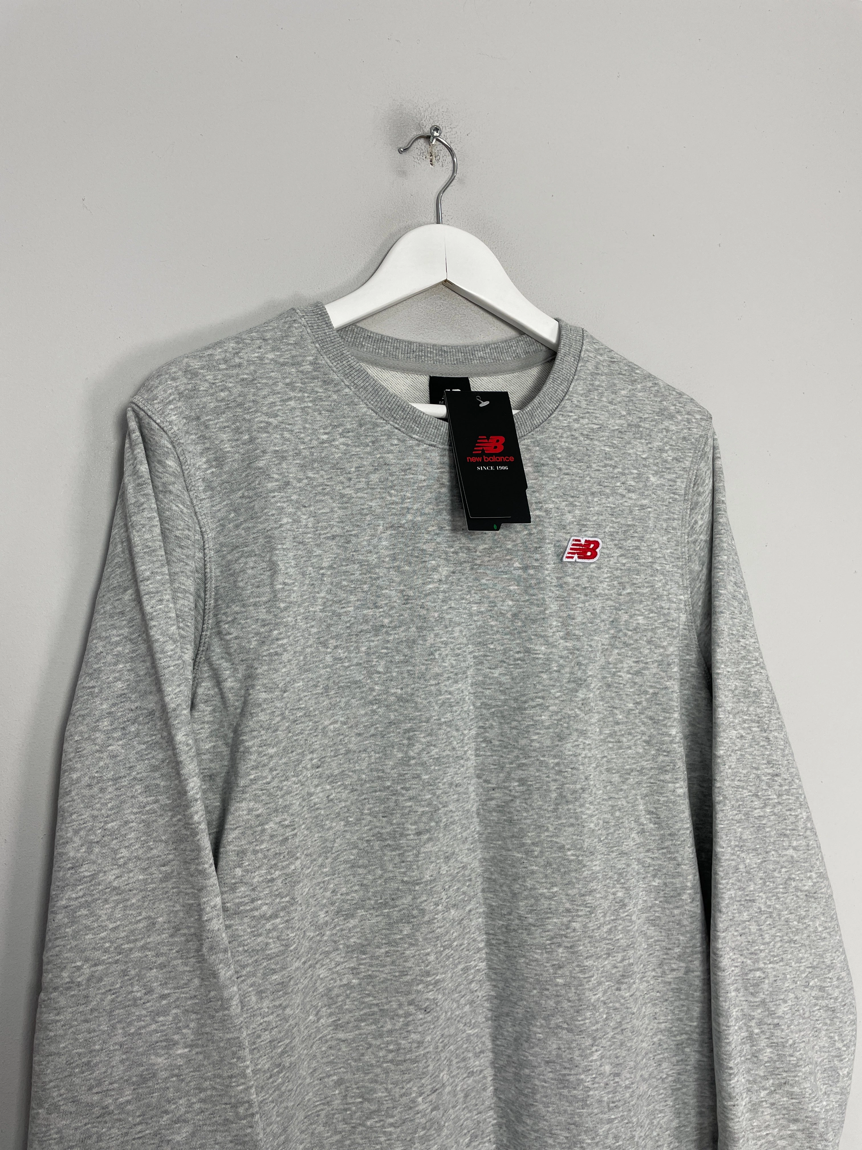 sporty wear Cozy Comfort New Balance *BNWT* Grey Crew Neck Sweater (Multiple Sizes) Jumper