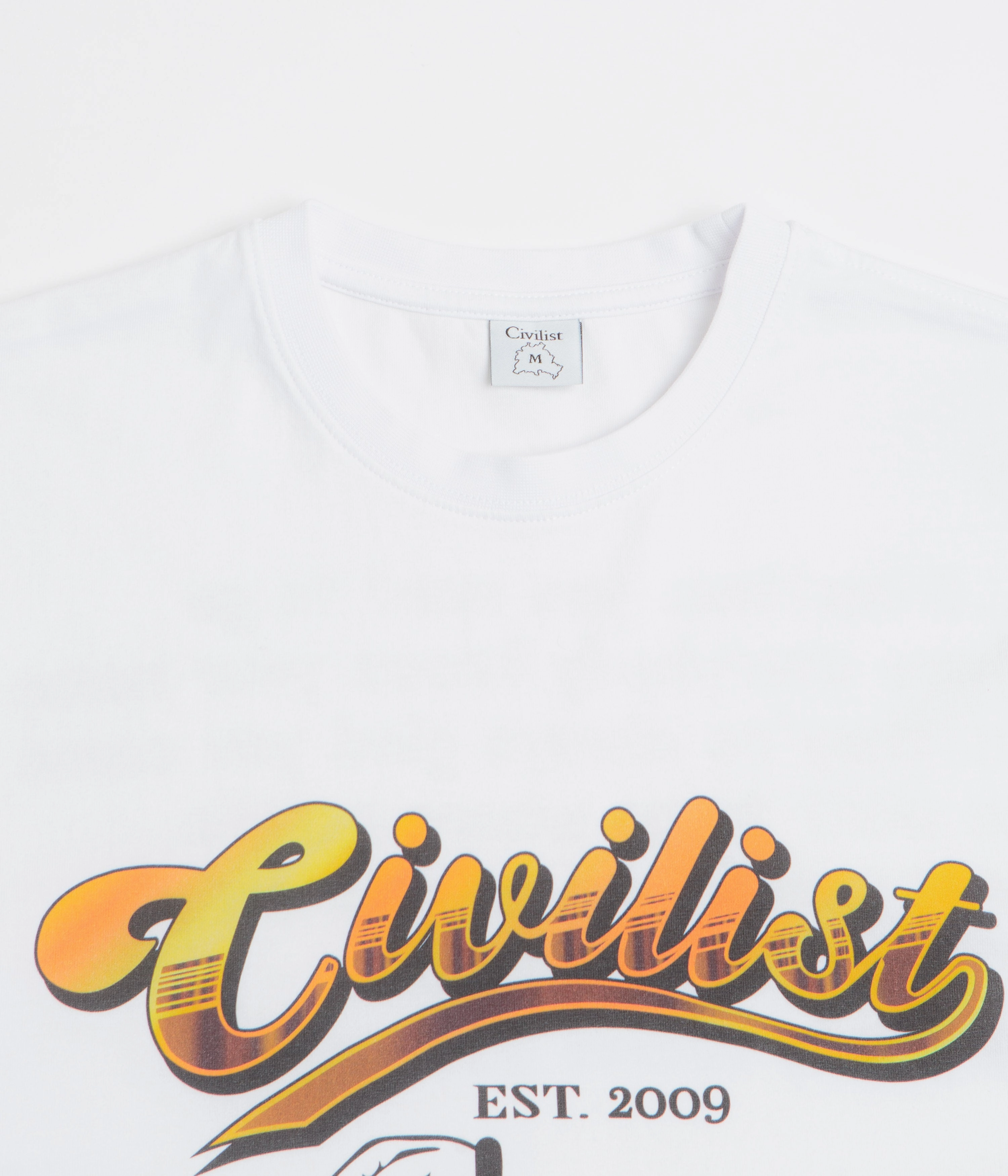 Civilist Cheers T-Shirt - White Washable fabric Travel Trend
