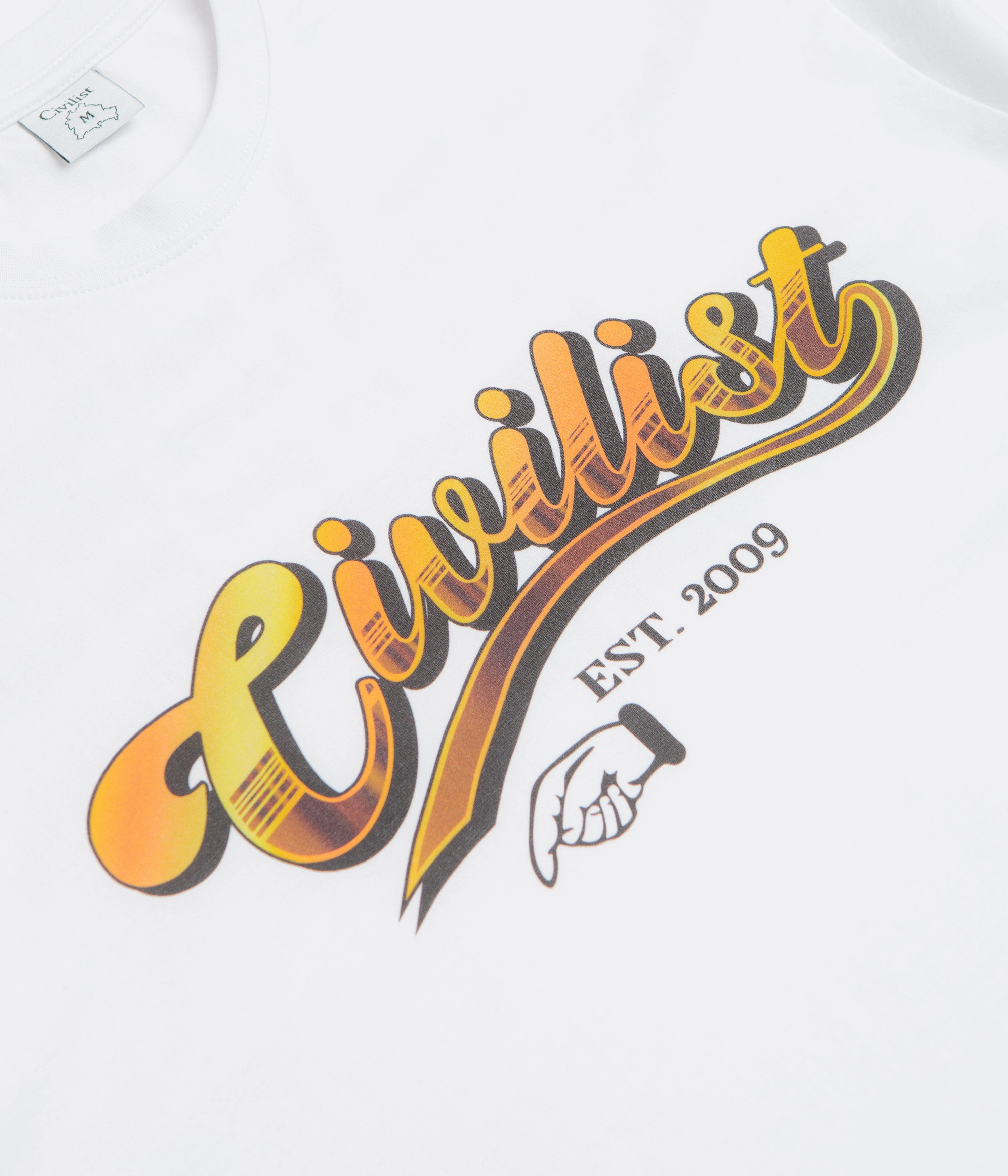 Easy Care Civilist Cheers T-Shirt - White