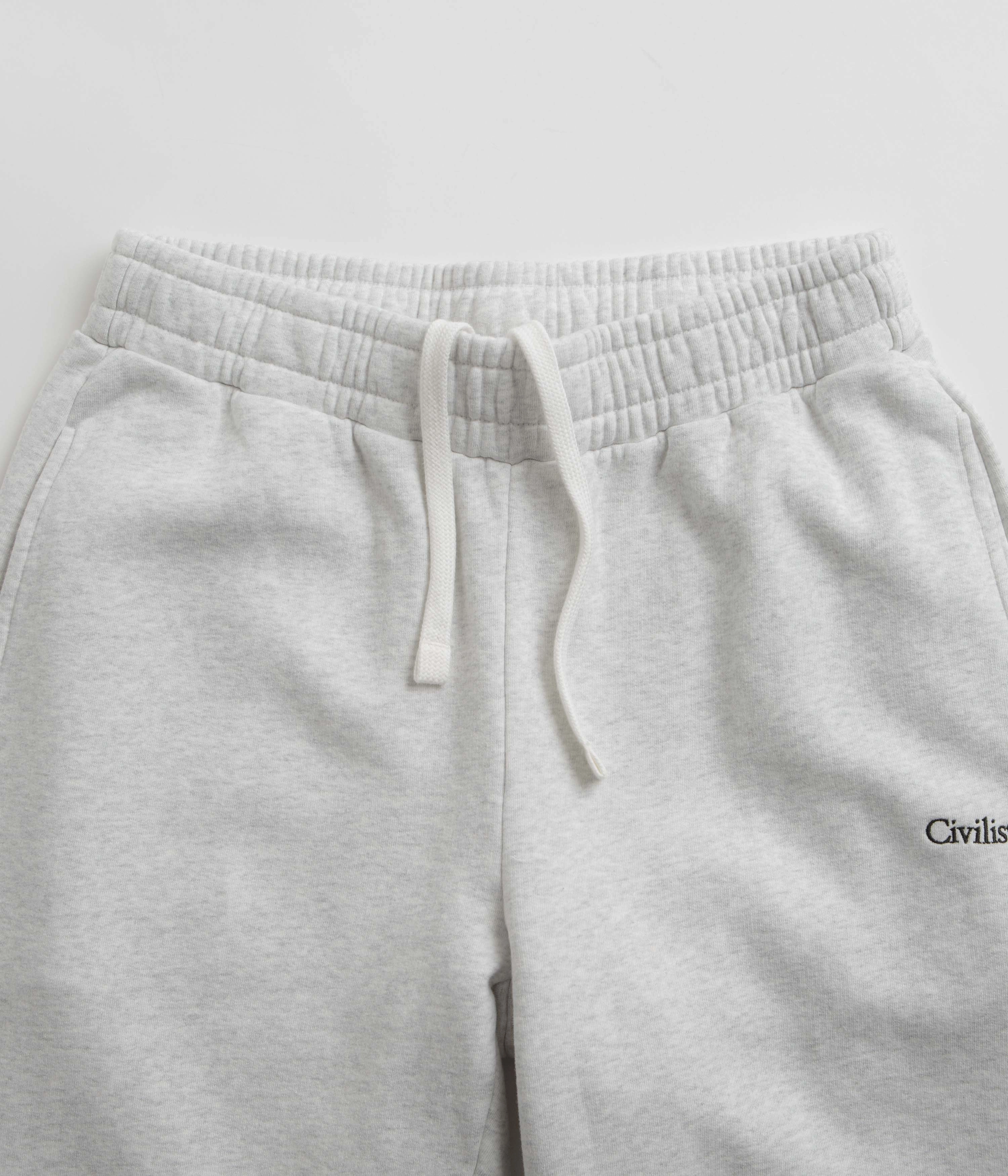 Civilist Leisure Sweatpants - Light Heather Grey Office Wear Refined fit