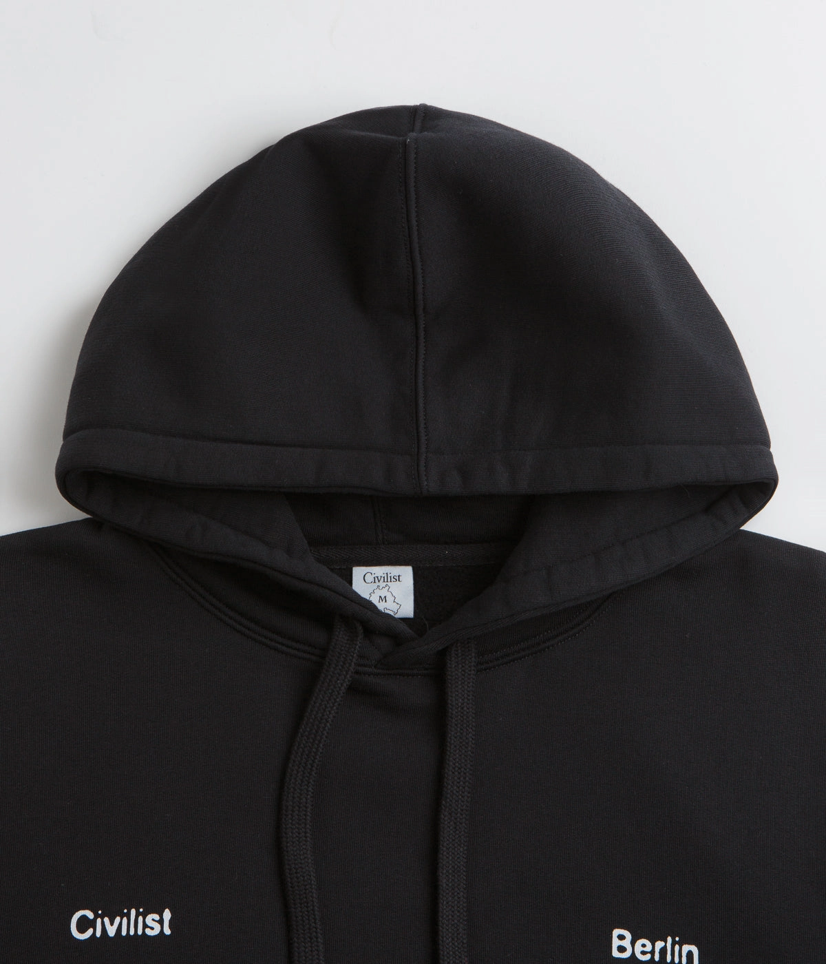 Civilist Skull Hoodie - Black Cozy Inner Layer