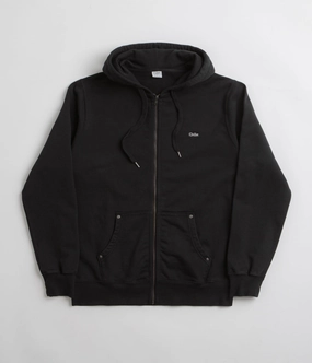 Shrew like Civilist Studded Heavy Zip Hoodie - Black