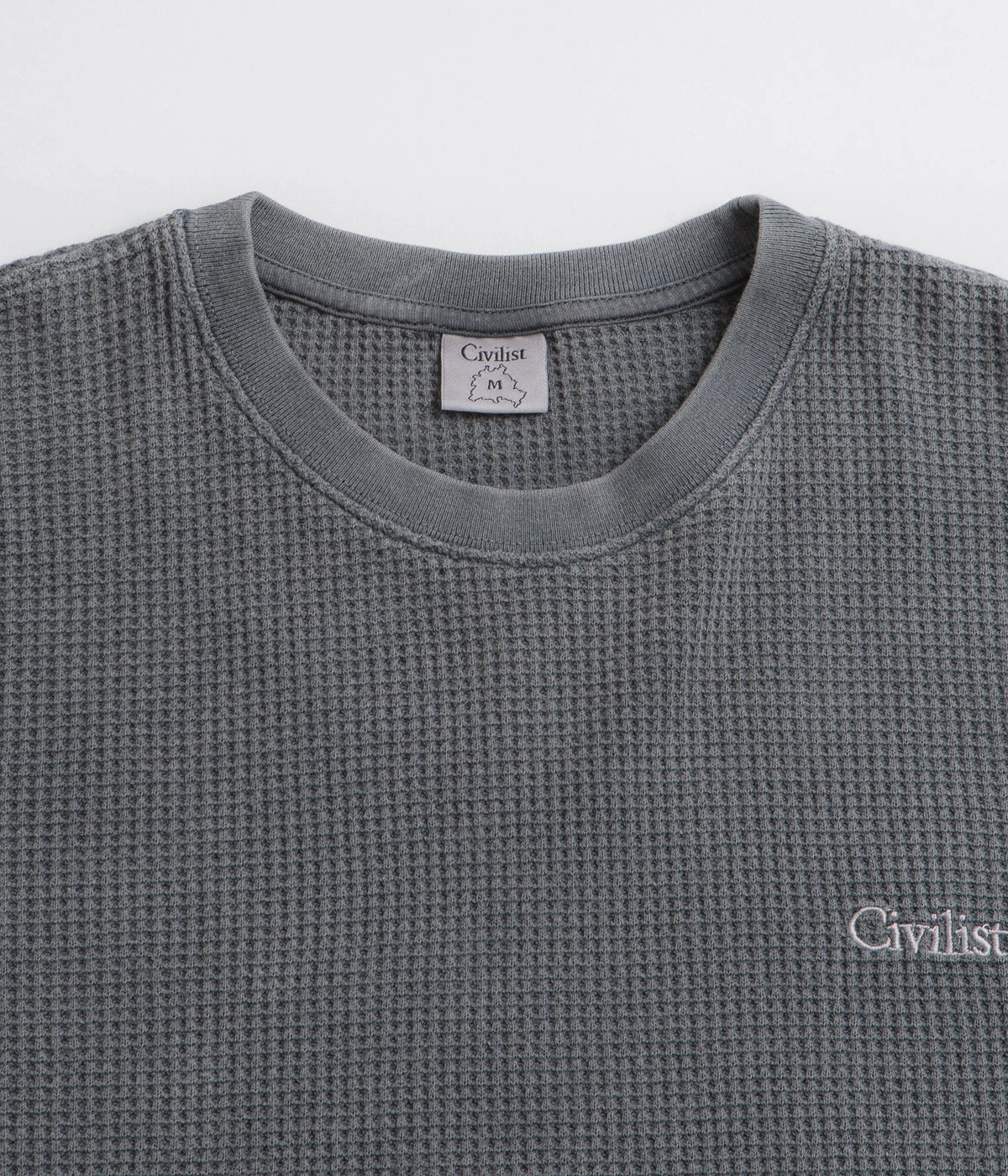 Civilist Thermal Long Sleeve T-Shirt - Pepper Natural Fiber Blend Beach Outfit