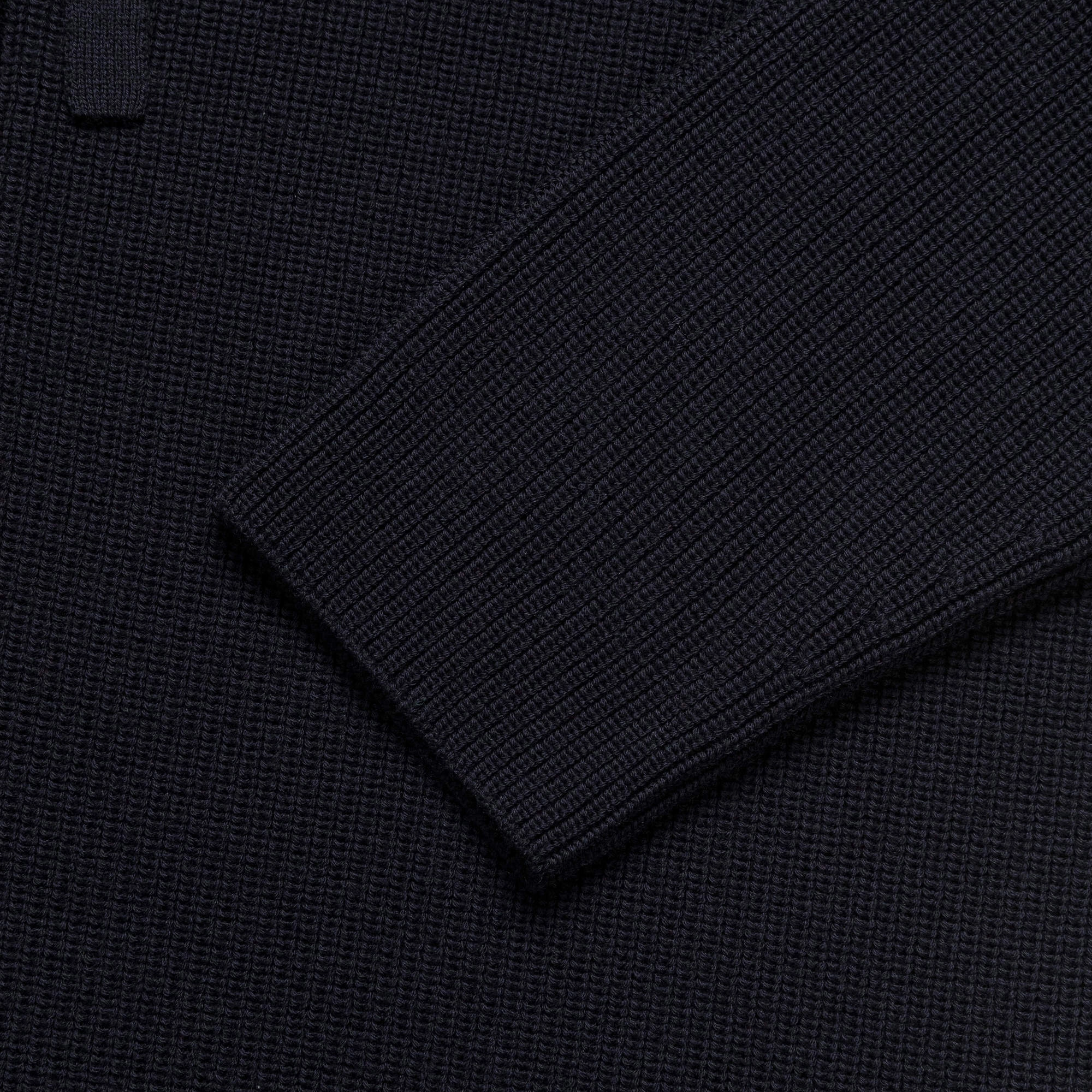 Brunch Style Zip Through Hoodie - Extrafine Merino Wool Ink