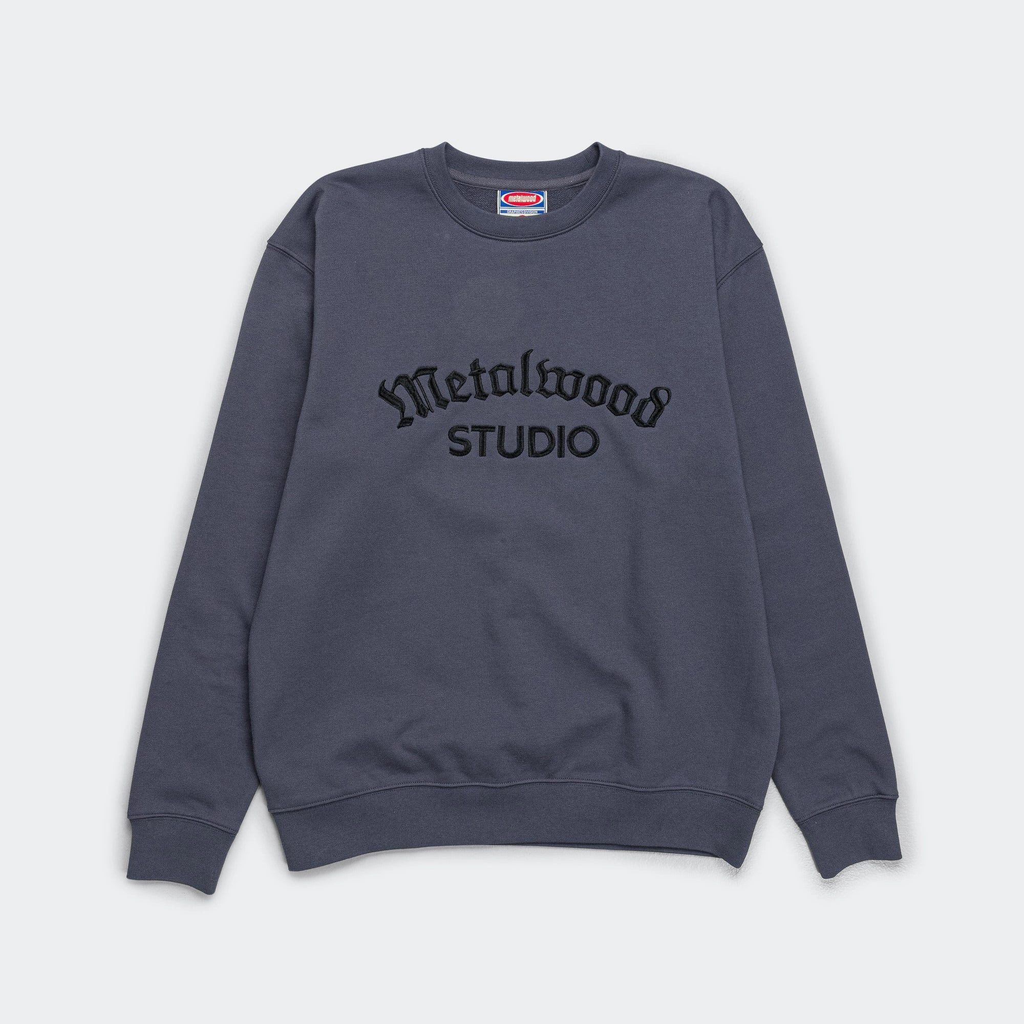 product herringbone texture Medieval Crewneck Sweatshirt - Midnight
