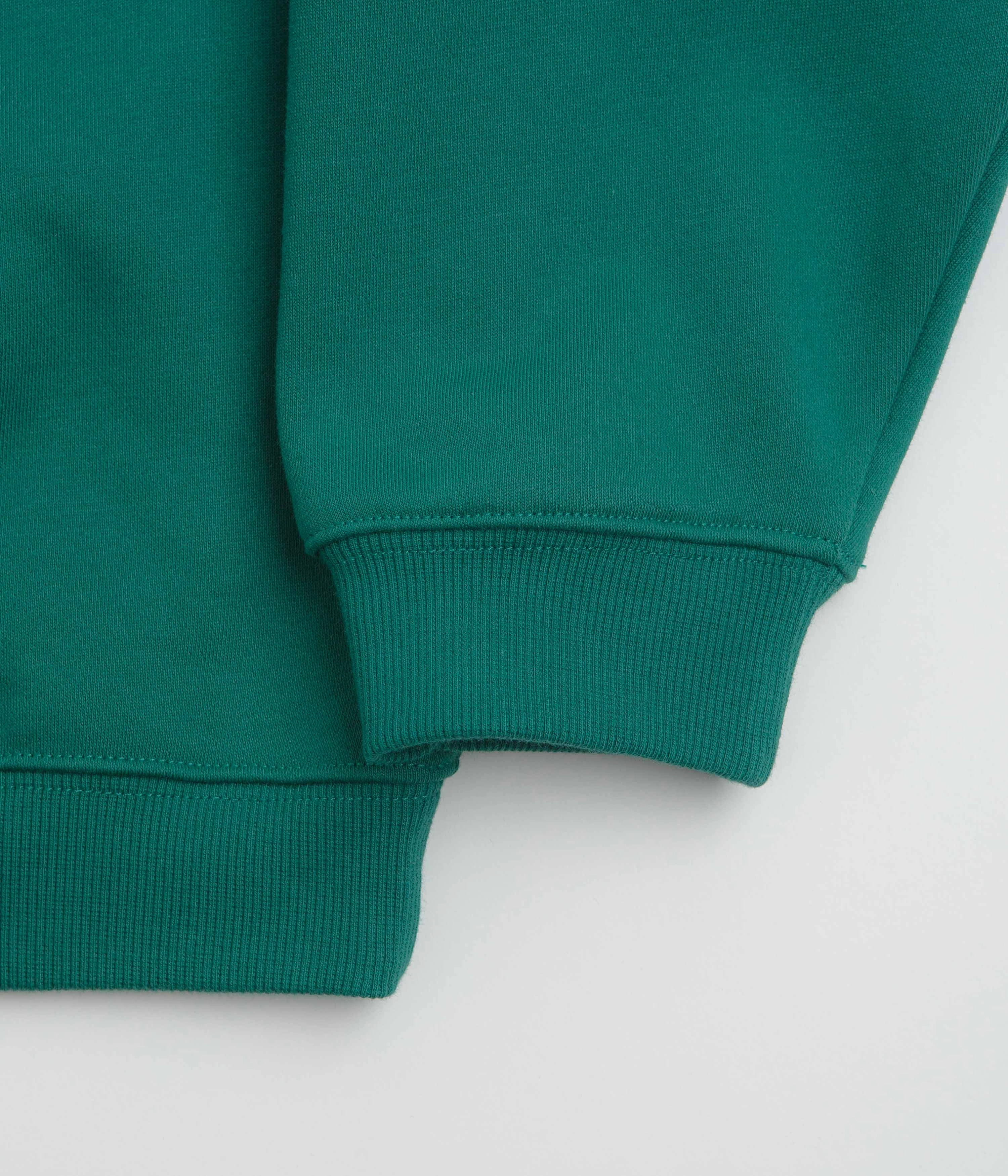 Layer Sporty Helas Facile Crewneck Sweatshirt - Teal Green
