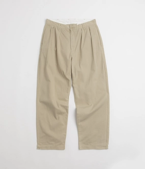 High Durability Thread Seasonal Basic Service Works Drill Part Timer Pants - Khaki