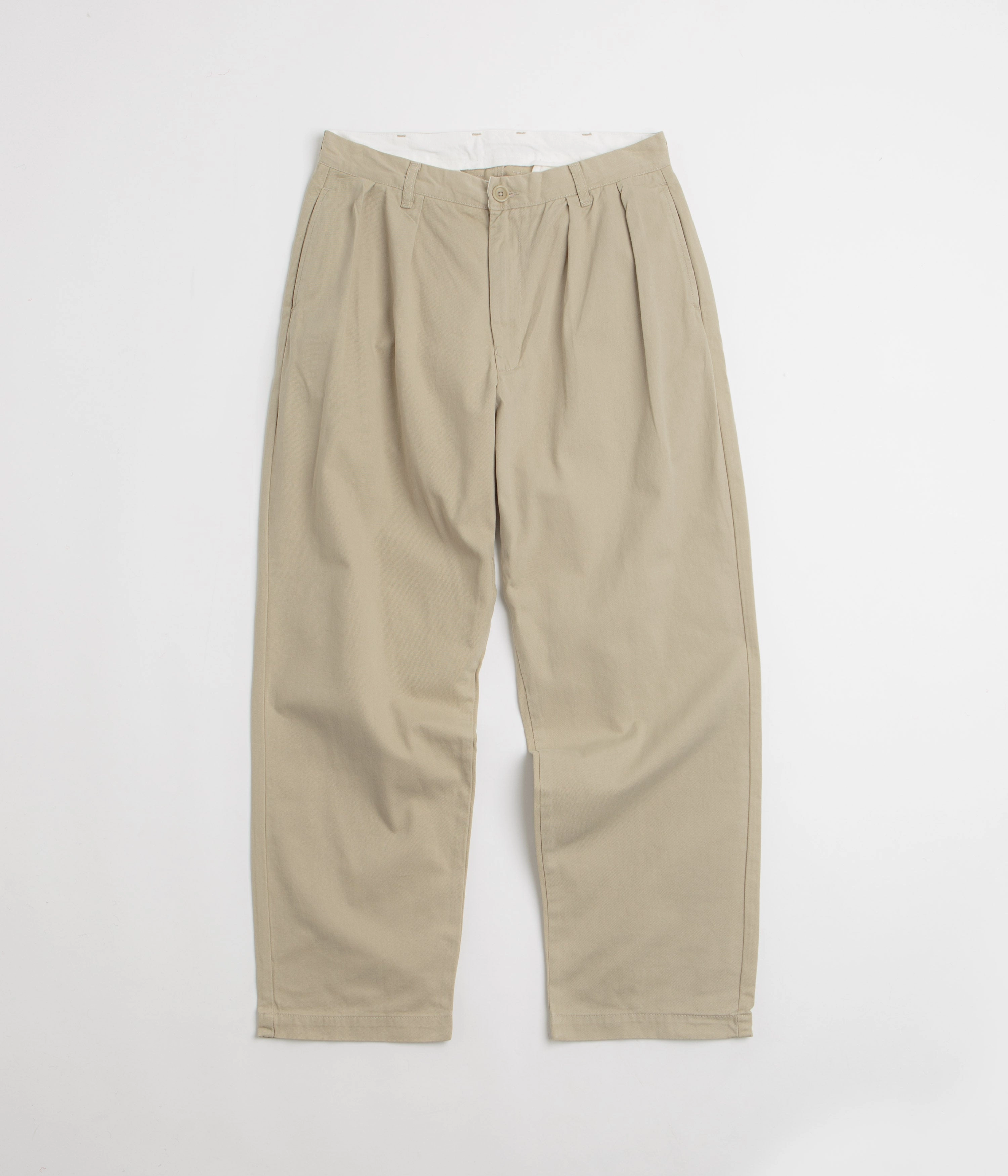High Durability Thread Seasonal Basic Service Works Drill Part Timer Pants - Khaki