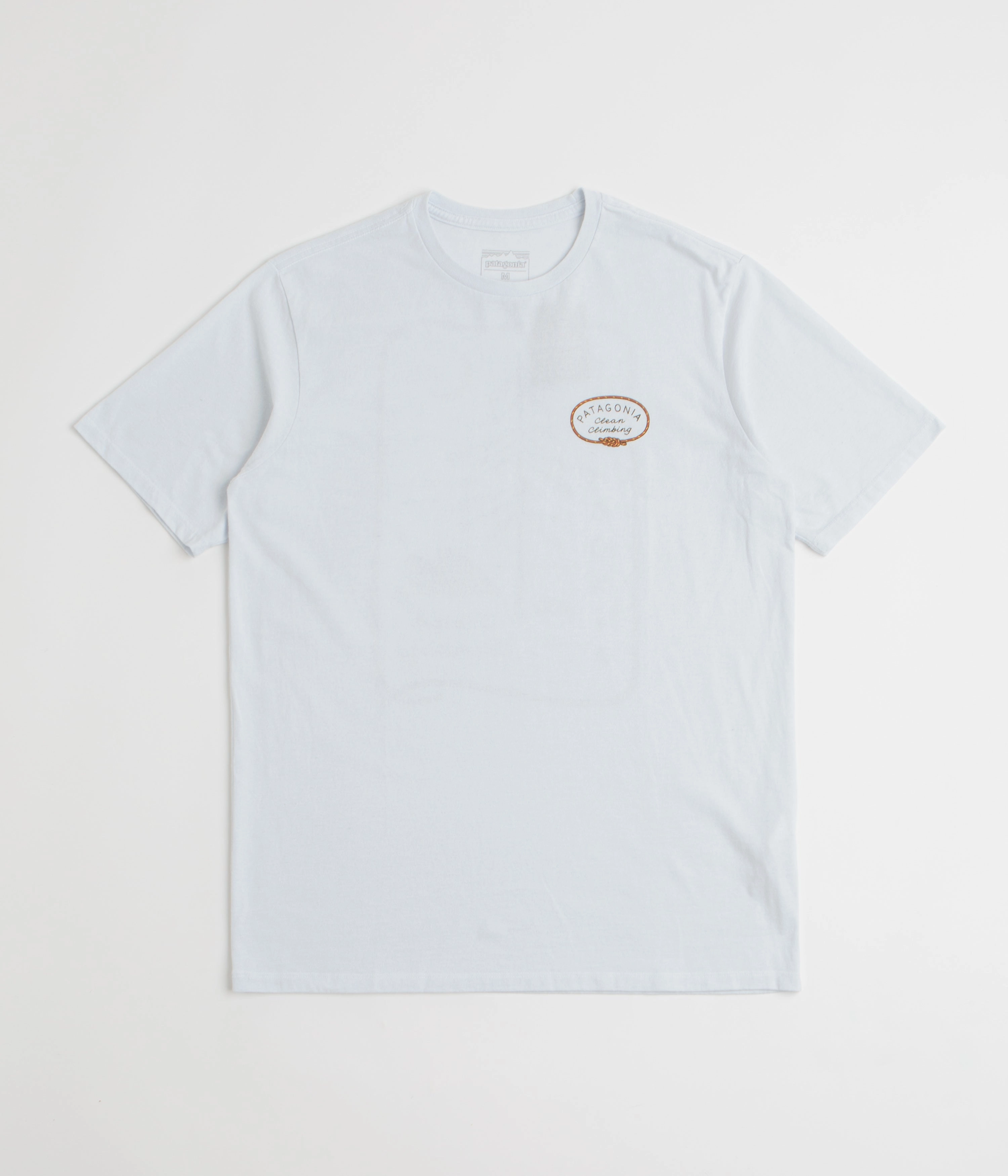 Patagonia Clean Climb Roots Responsibili-Tee T-Shirt - White Versatile Fit Smooth Seam Technology