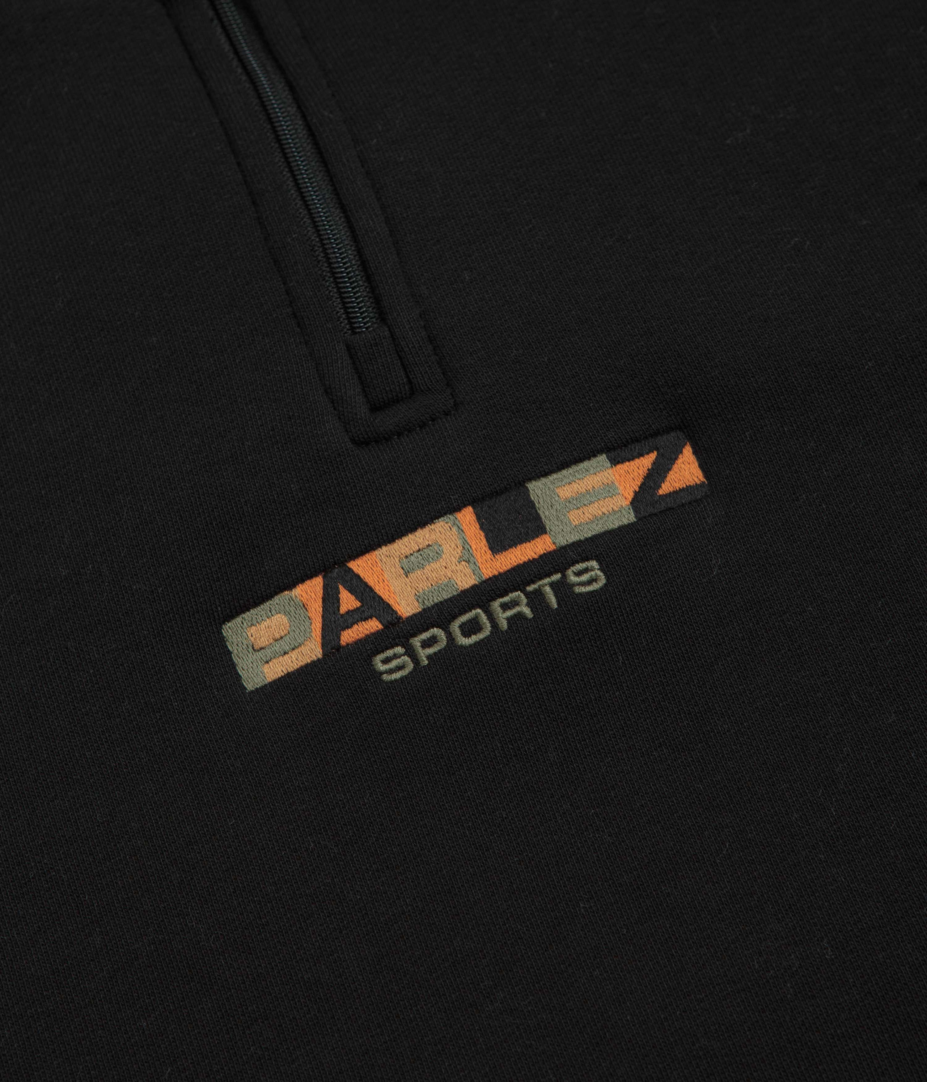 product recommendation product designer prestige Parlez Ora 1/4 Zip Sweatshirt - Black