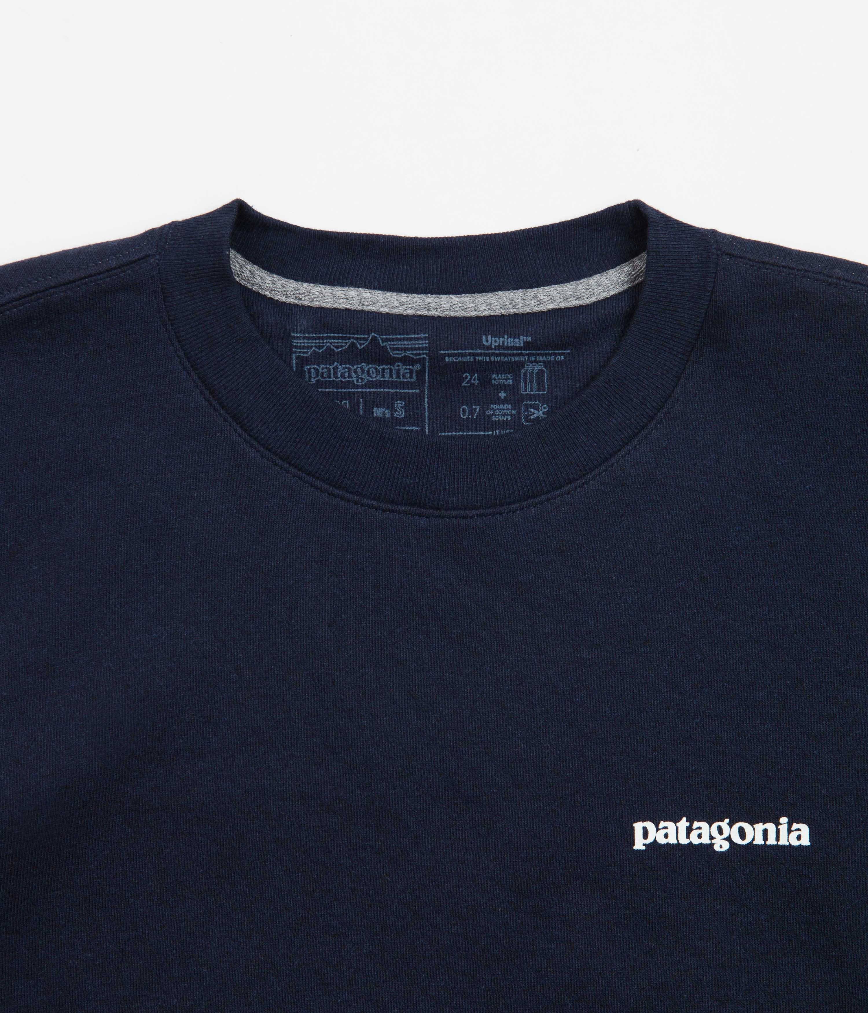 Patagonia Fitz Roy Icon Uprisal Crewneck Sweatshirt - New Navy Comfortable Muscular Frame