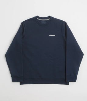 Patagonia Fitz Roy Icon Uprisal Crewneck Sweatshirt - New Navy Plus Size