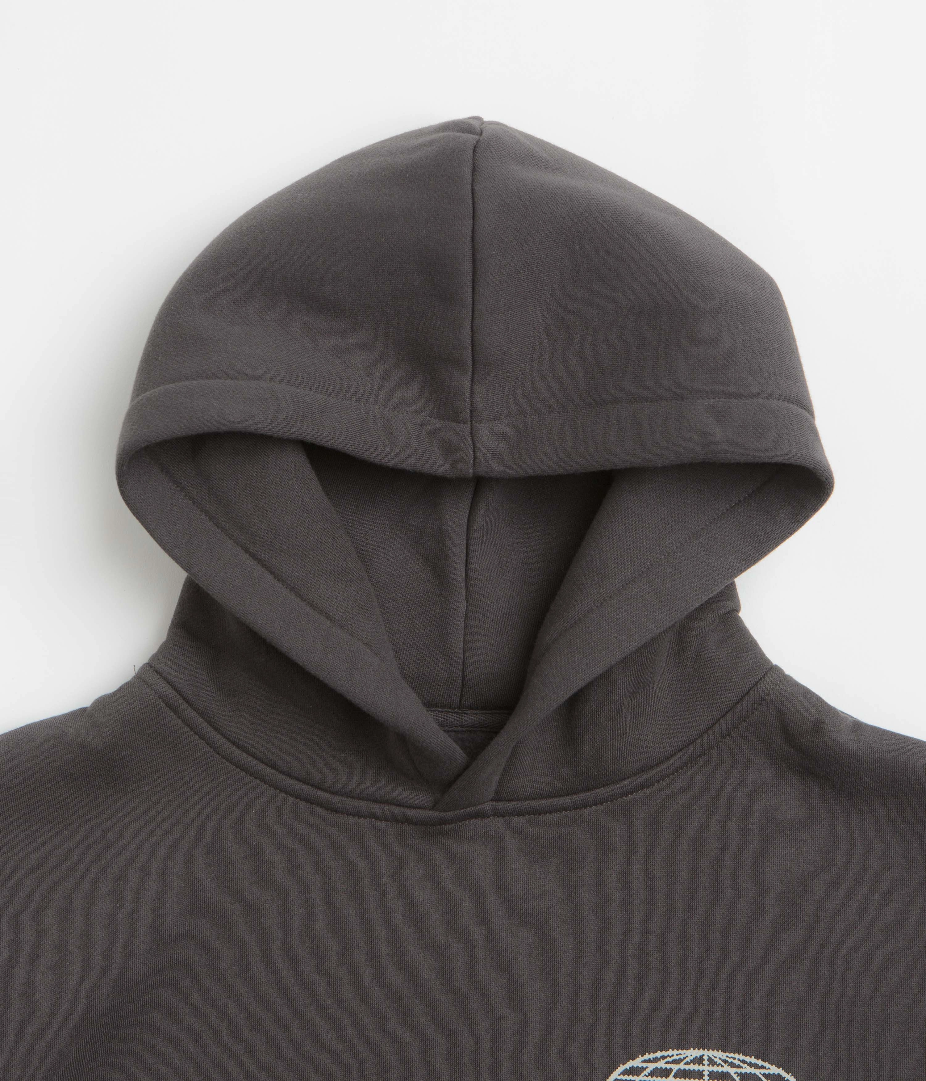Flatlock Seam Finish Home improvement wear Butter Goods Terrain Hoodie - Washed Black