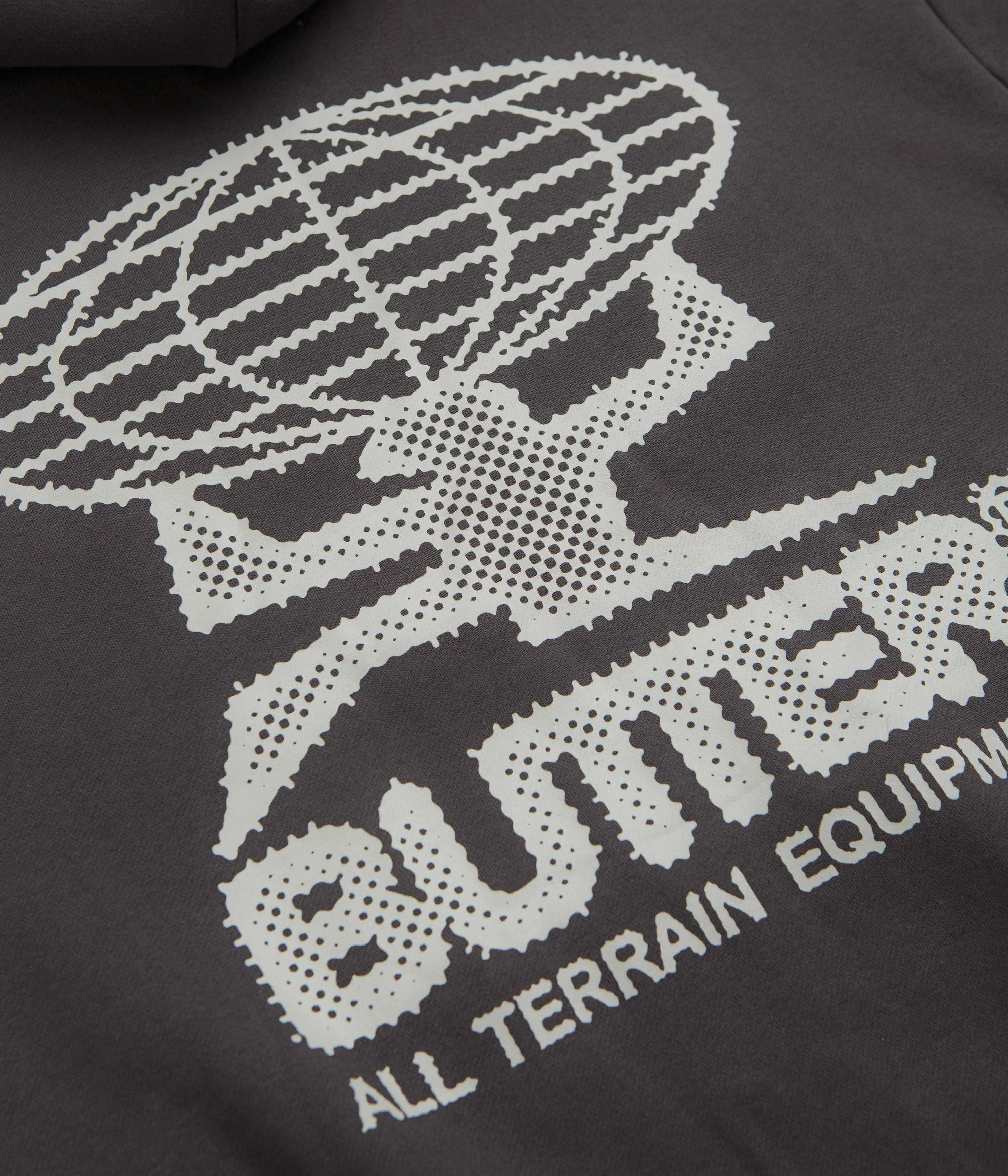 Butter Goods Terrain Hoodie - Washed Black Men's