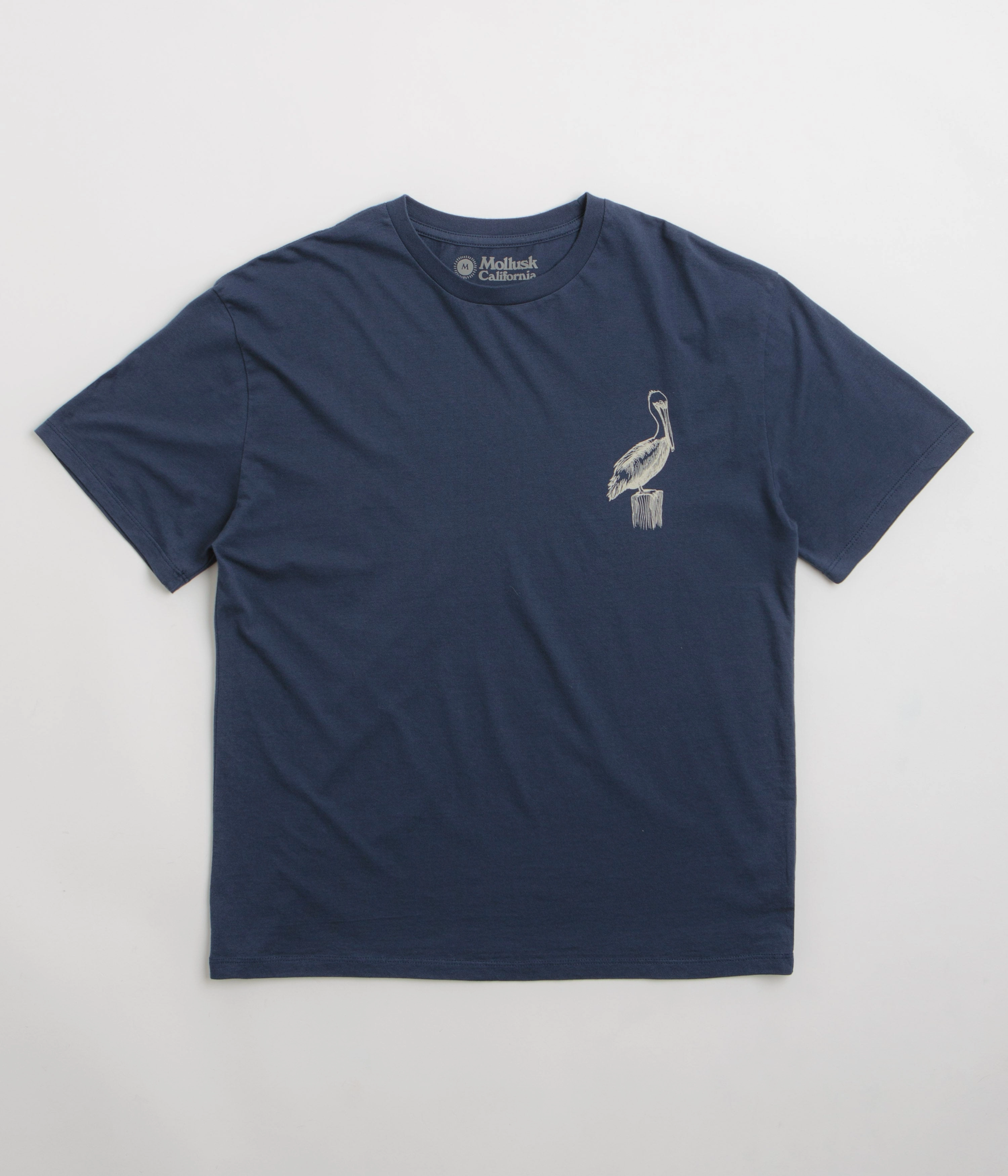 Mollusk New Pelican T-Shirt - Navy Indigo MinimalistDesign