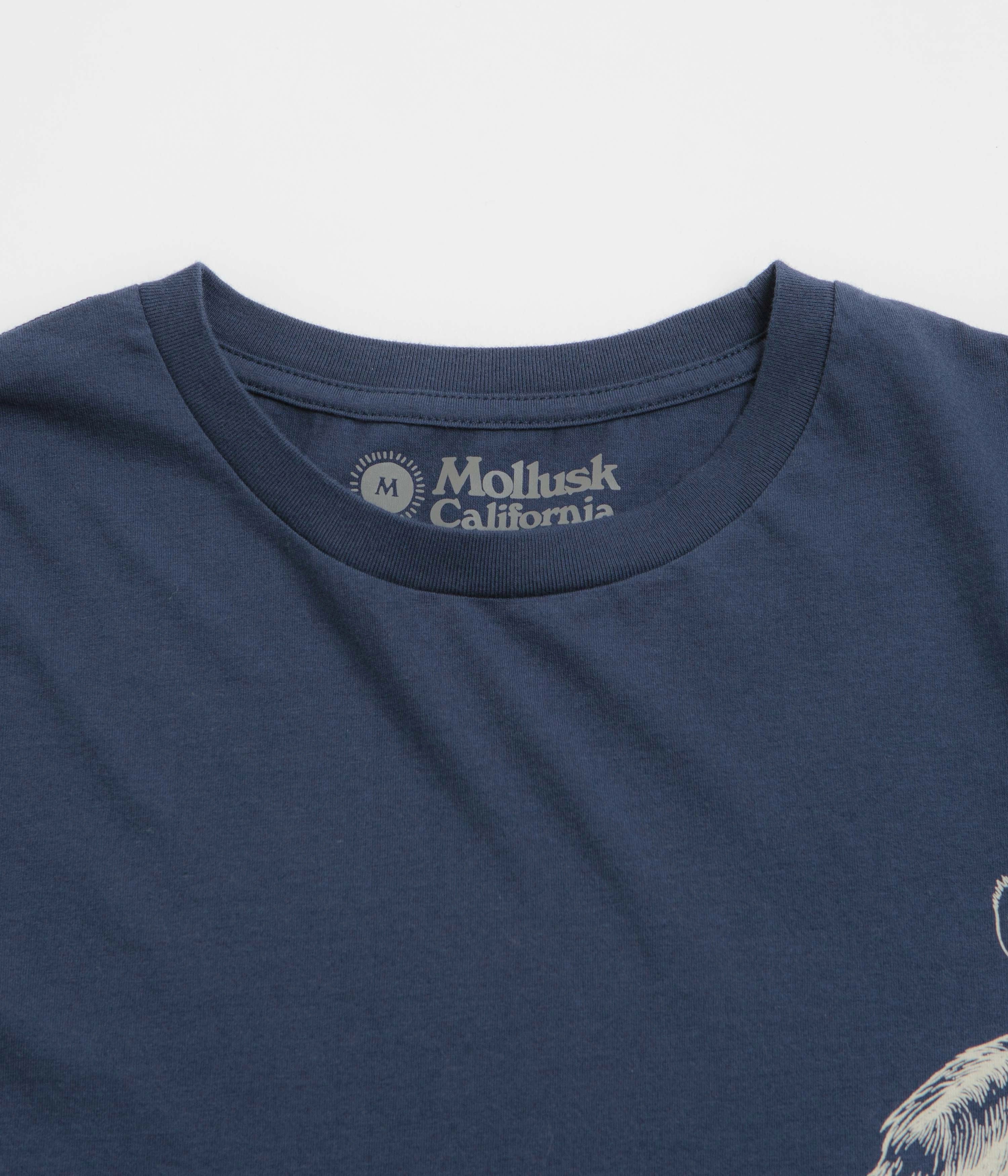 Mollusk New Pelican T-Shirt - Navy Indigo MinimalistDesign