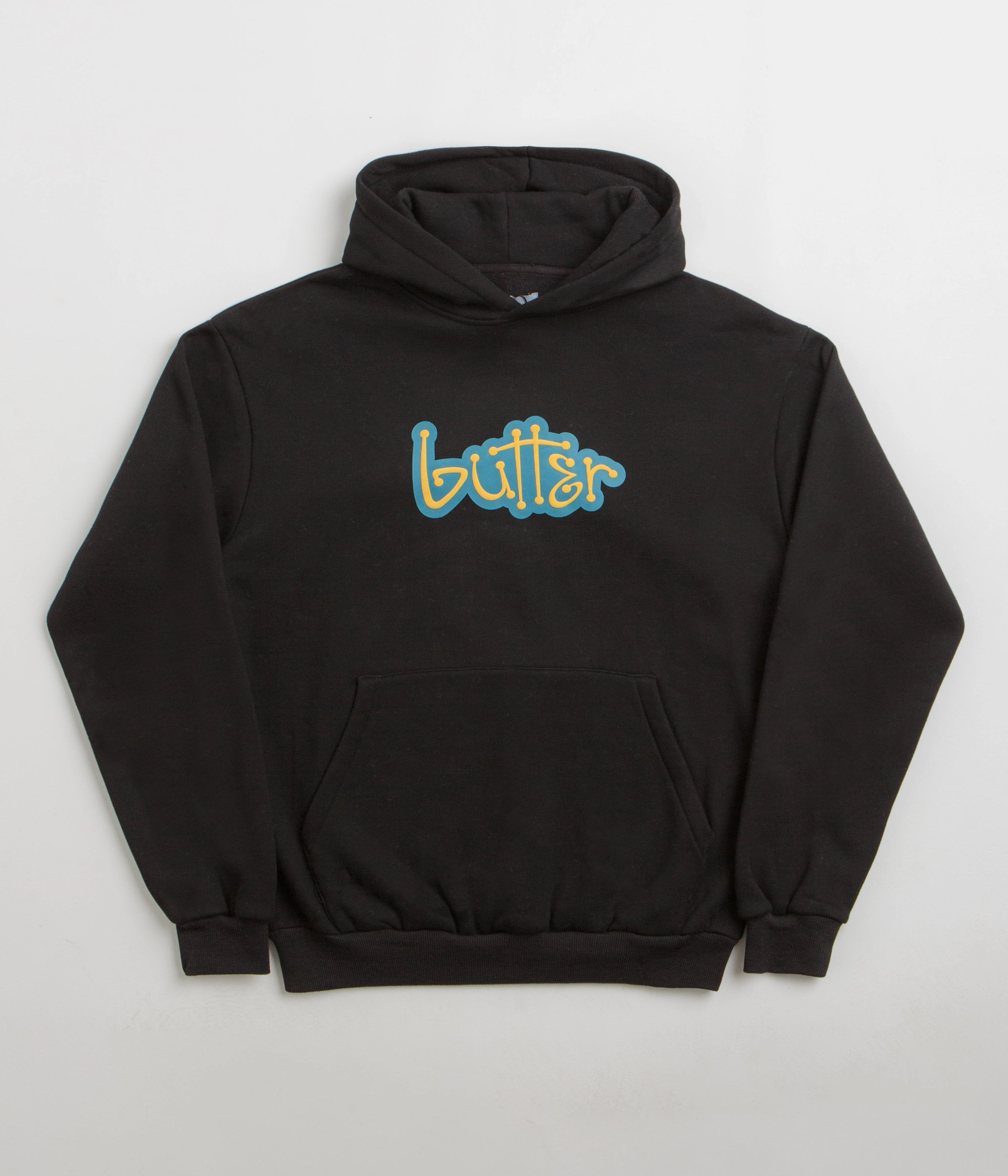 Butter Goods Connection Hoodie - Black Sheep like Removable Hood