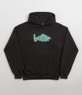 Butter Goods Connection Hoodie - Black Sheep like Removable Hood