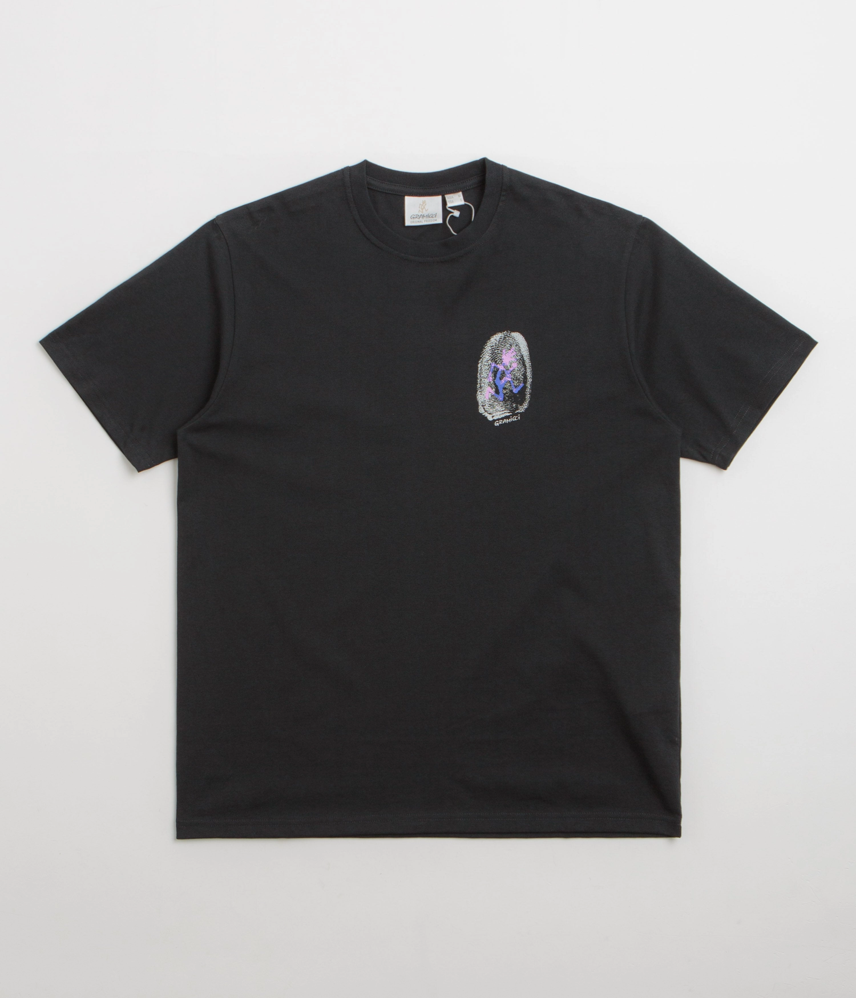 Casual Layer Gramicci Thumbprint T-Shirt - Vintage Black