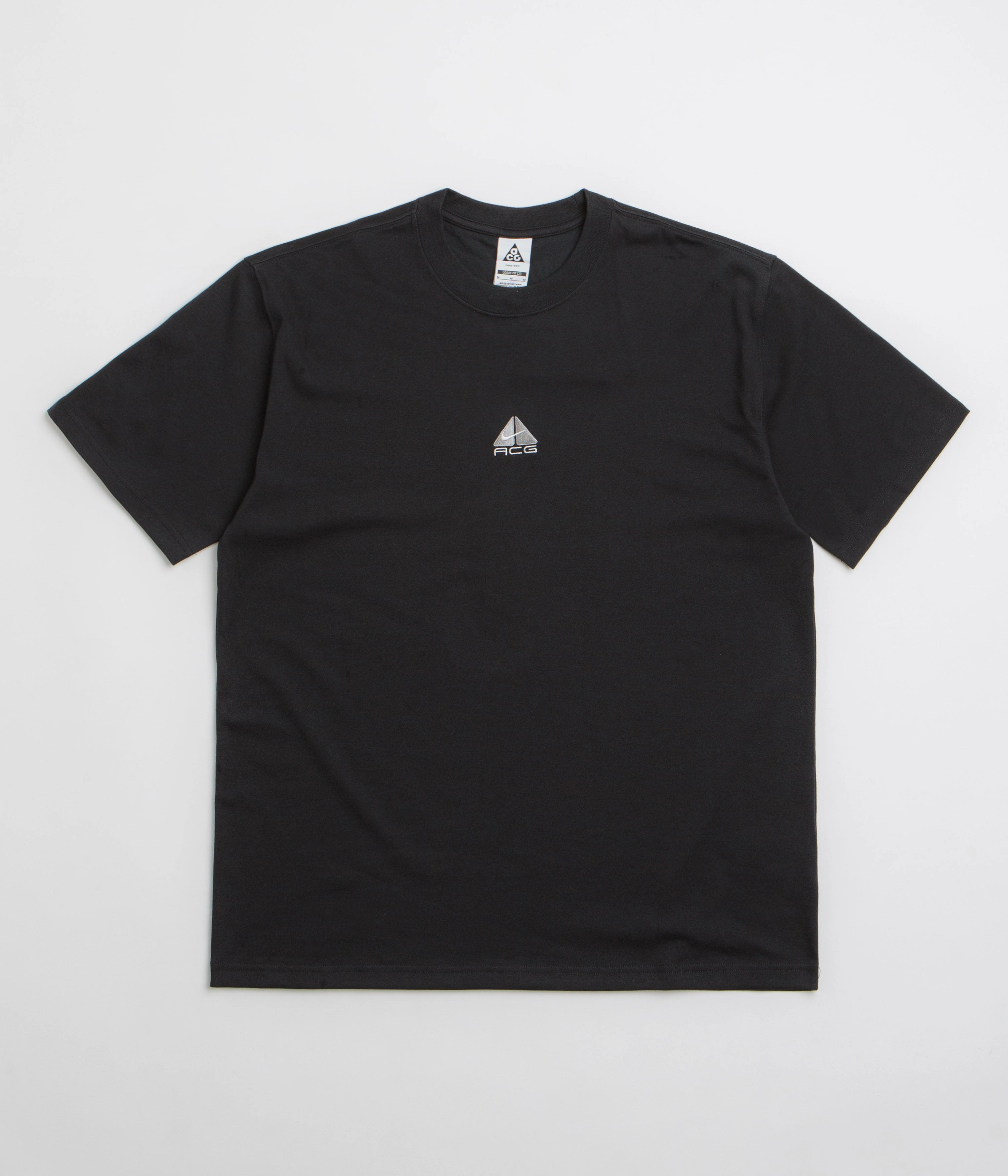 quick dry Nike ACG Lungs T-Shirt - Black / Light Smoke Grey / Summit White