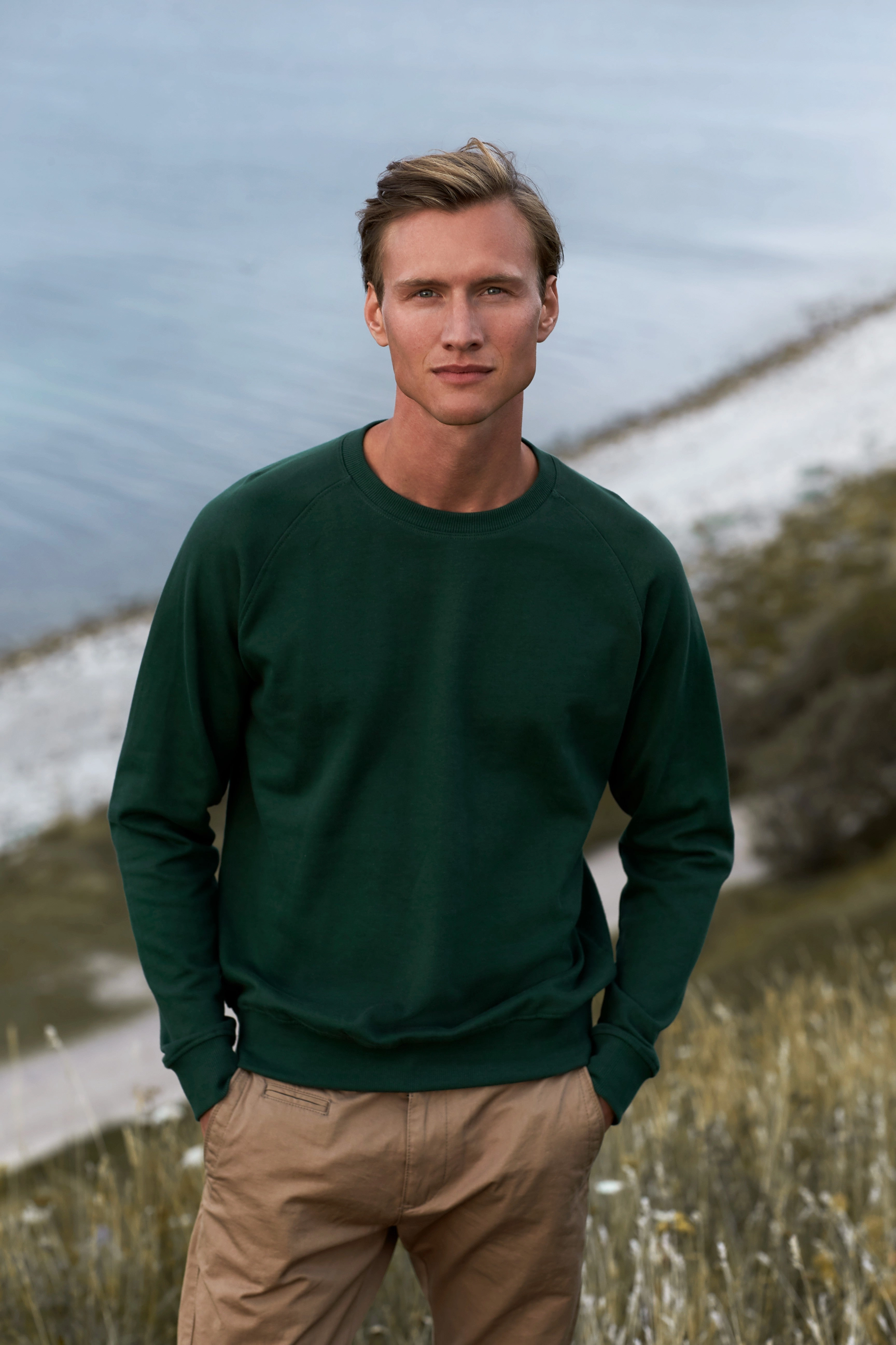 goes with sandals Layer Essential Neutral Sweatshirt | BLACK