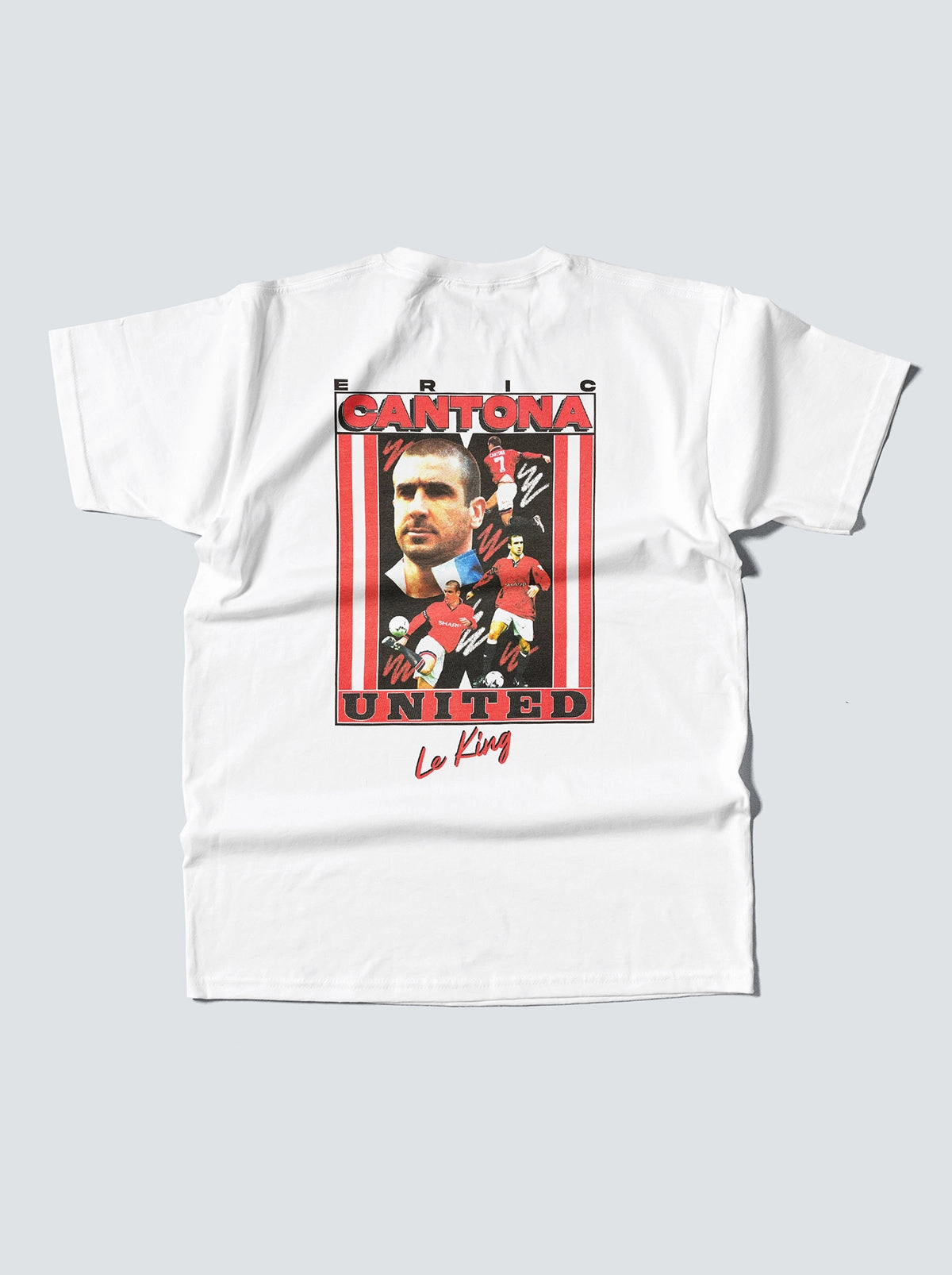 CANTONA 'LE KING' BOOTLEG TEE LayeredSleeveConstruction Elderly Comfort