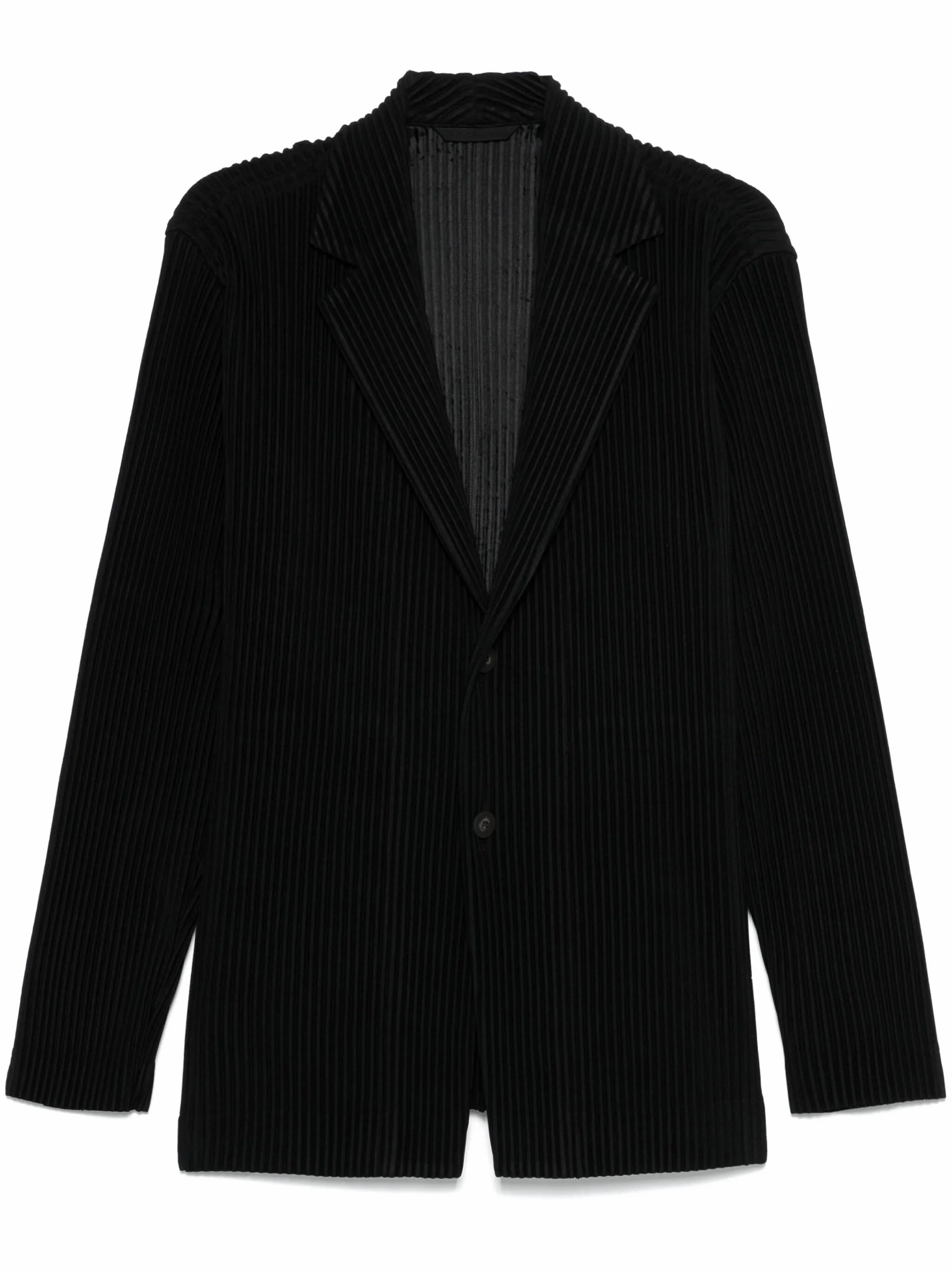 SS25 Pleated Jacket - Black astronauts afternoon