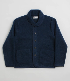Universal Works Lancaster Jacket - Navy / Navy Mouthwash Vintage Style