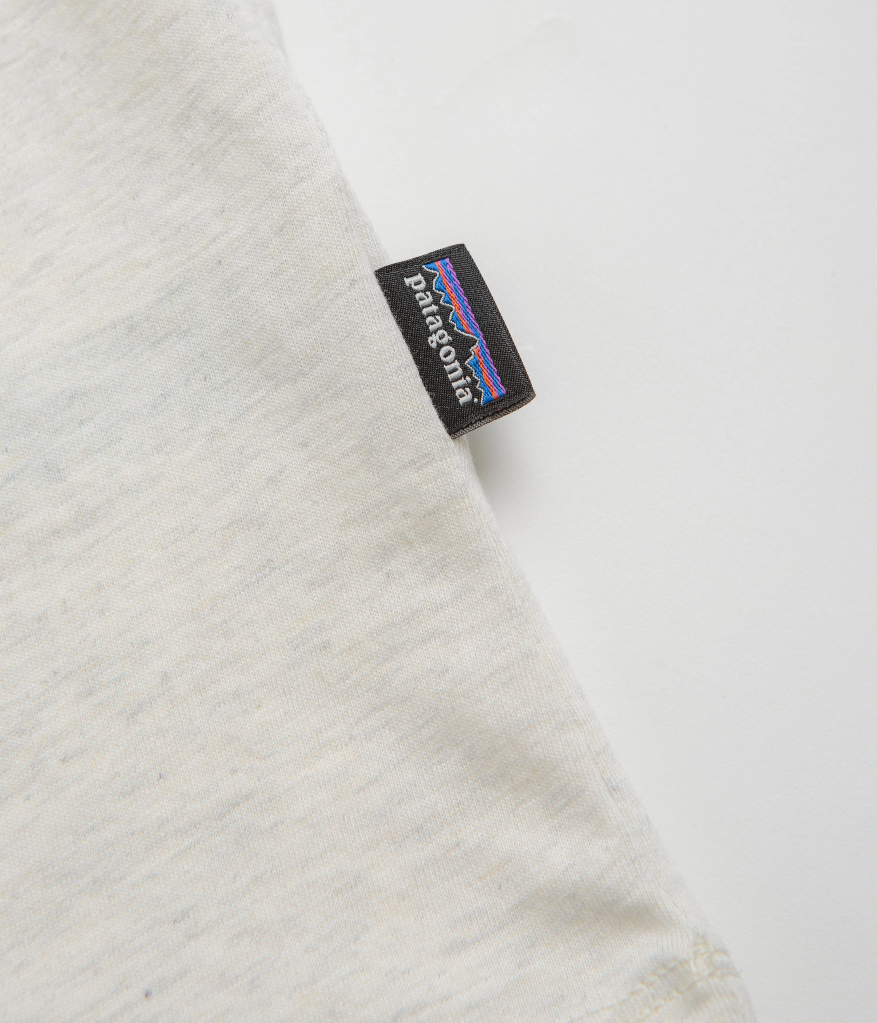 Wide Neck Opening Patagonia Daily T-Shirt - Birch White