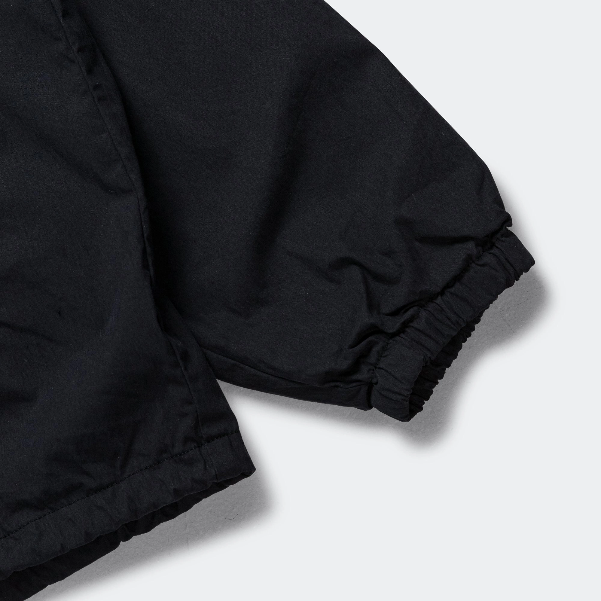 Shock Absorbent Padding Reinforced Elbow Padding Coach Jacket - Black