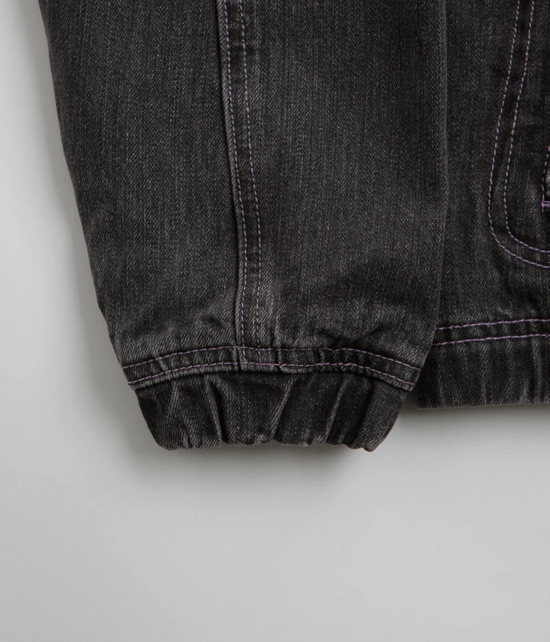 Butter Goods Device Denim Jacket - Washed Grey Plus Size