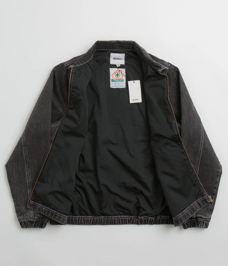 Butter Goods Device Denim Jacket - Washed Grey Office Look Guard