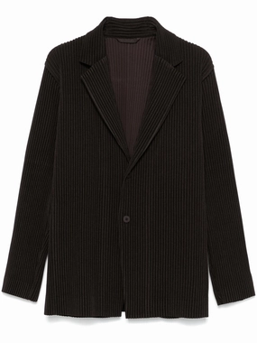 Kersey Pleats Jacket - Brown Casual Outdoor Layer