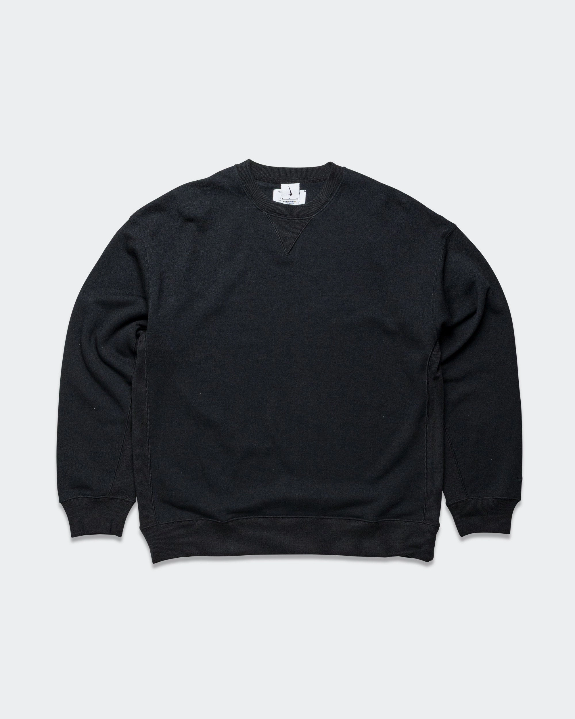Stylish Layer earthy colors Wool Classics Crew - Black