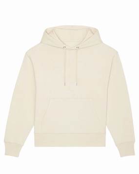 half zip Travel Wear Slammer Oversized Hoodie Sweatshirt | NATURAL RAW
