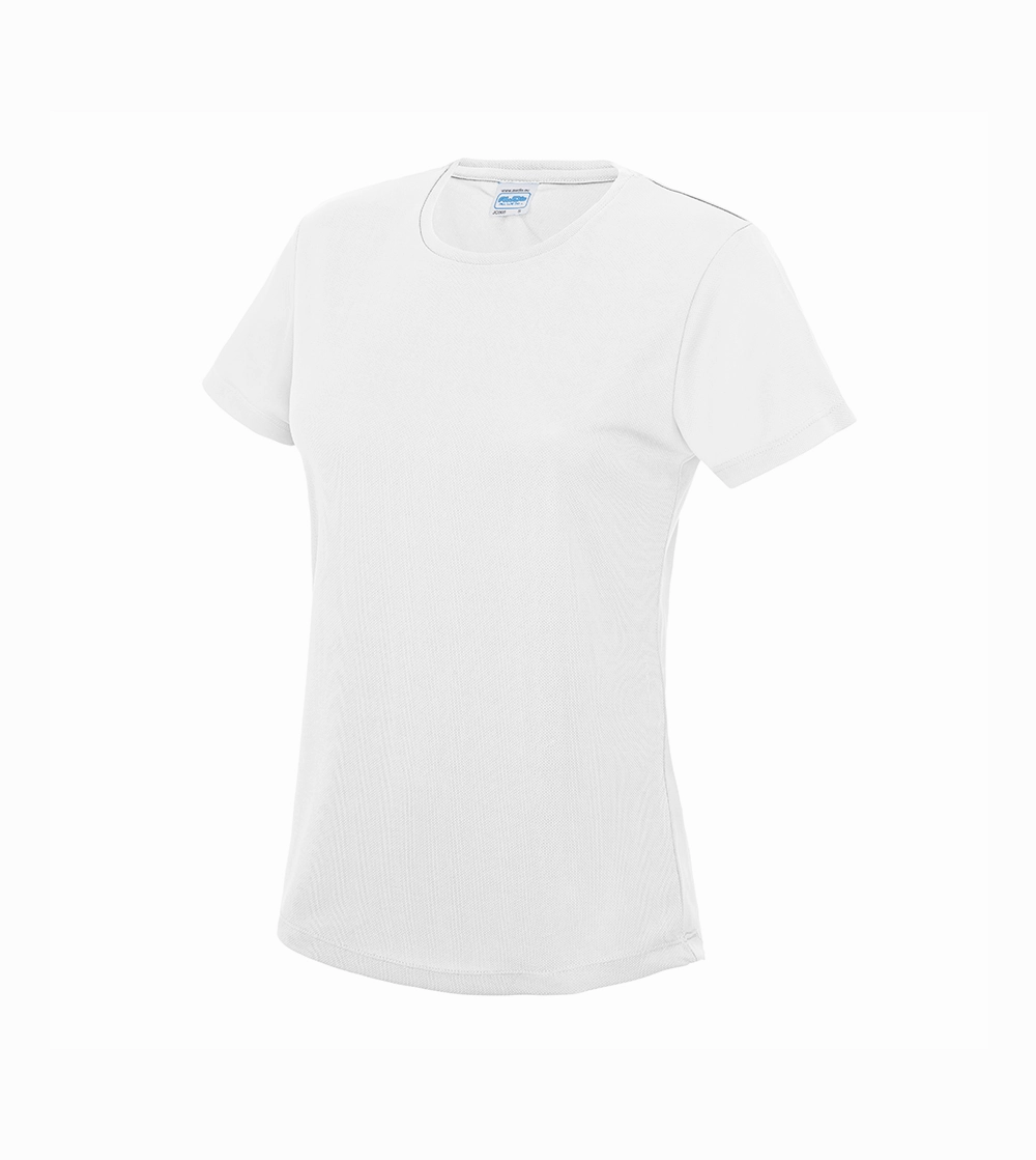 Recycled Polyester Thread tall size Girlie Cool T | ARCTIC WHITE