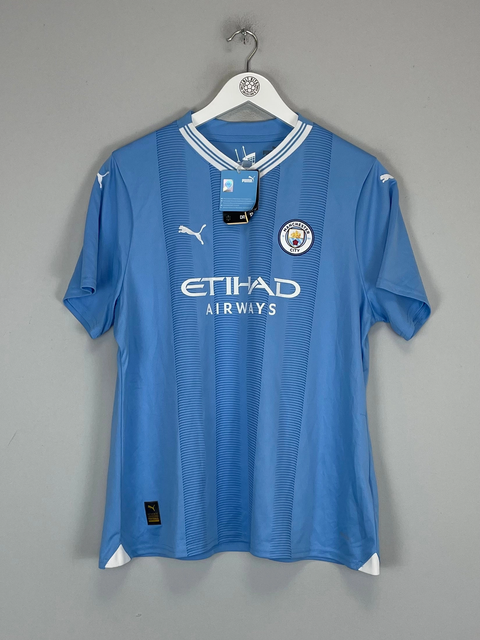 Non Chafing Neckline Reflective Safety Details 2023/24 MANCHESTER CITY *BNWT* HOME SHIRT (XL) PUMA