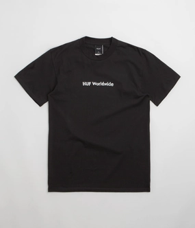 Tear Resistant Soft & Smooth HUF Merida T-Shirt - Black