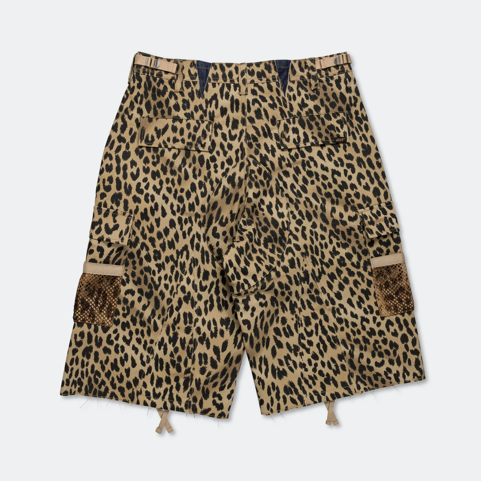 Budget - friendly Chill Mood Depot Leopard Cargo Shorts - Beige