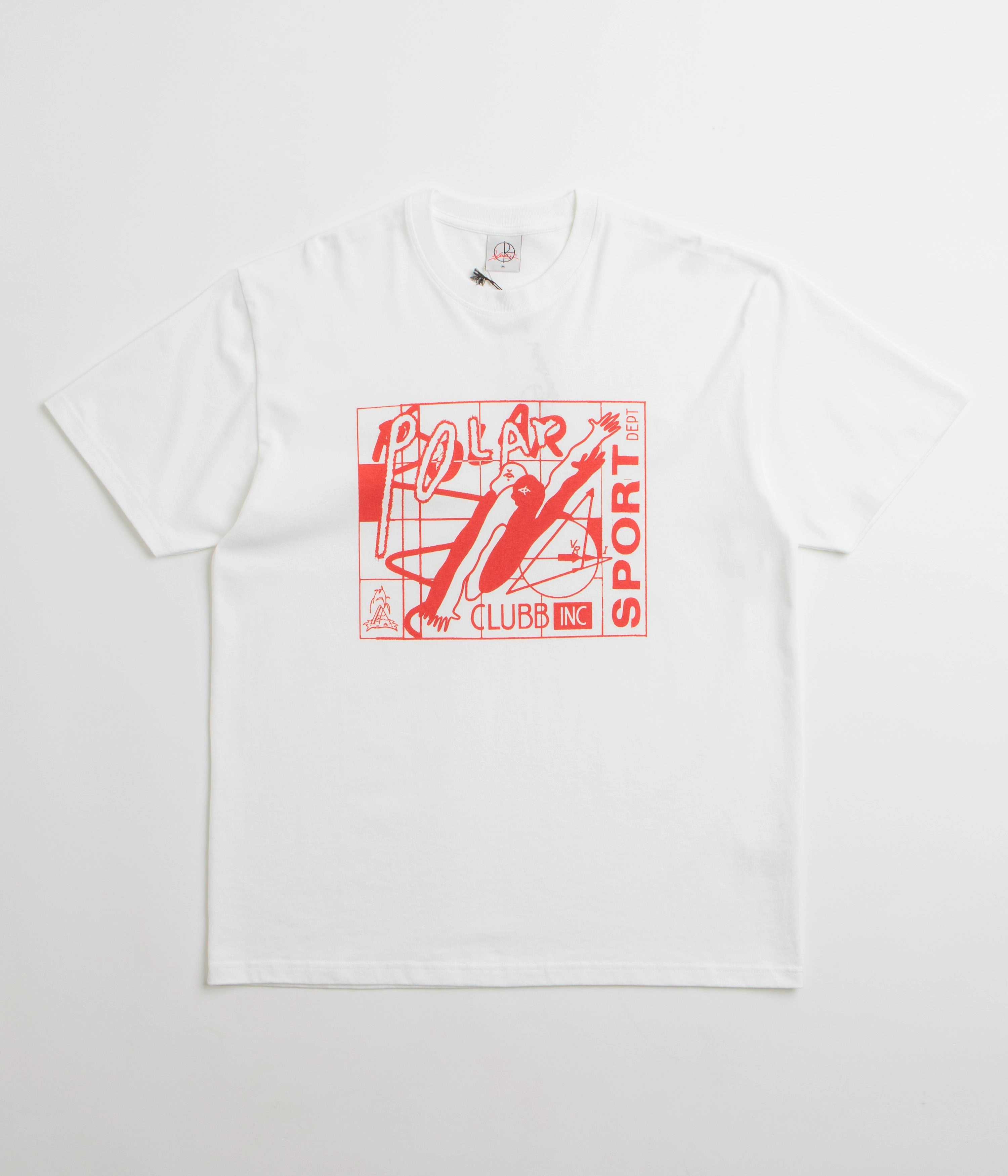 Polar Clubb Inc T-Shirt - White Non Irritating Collar