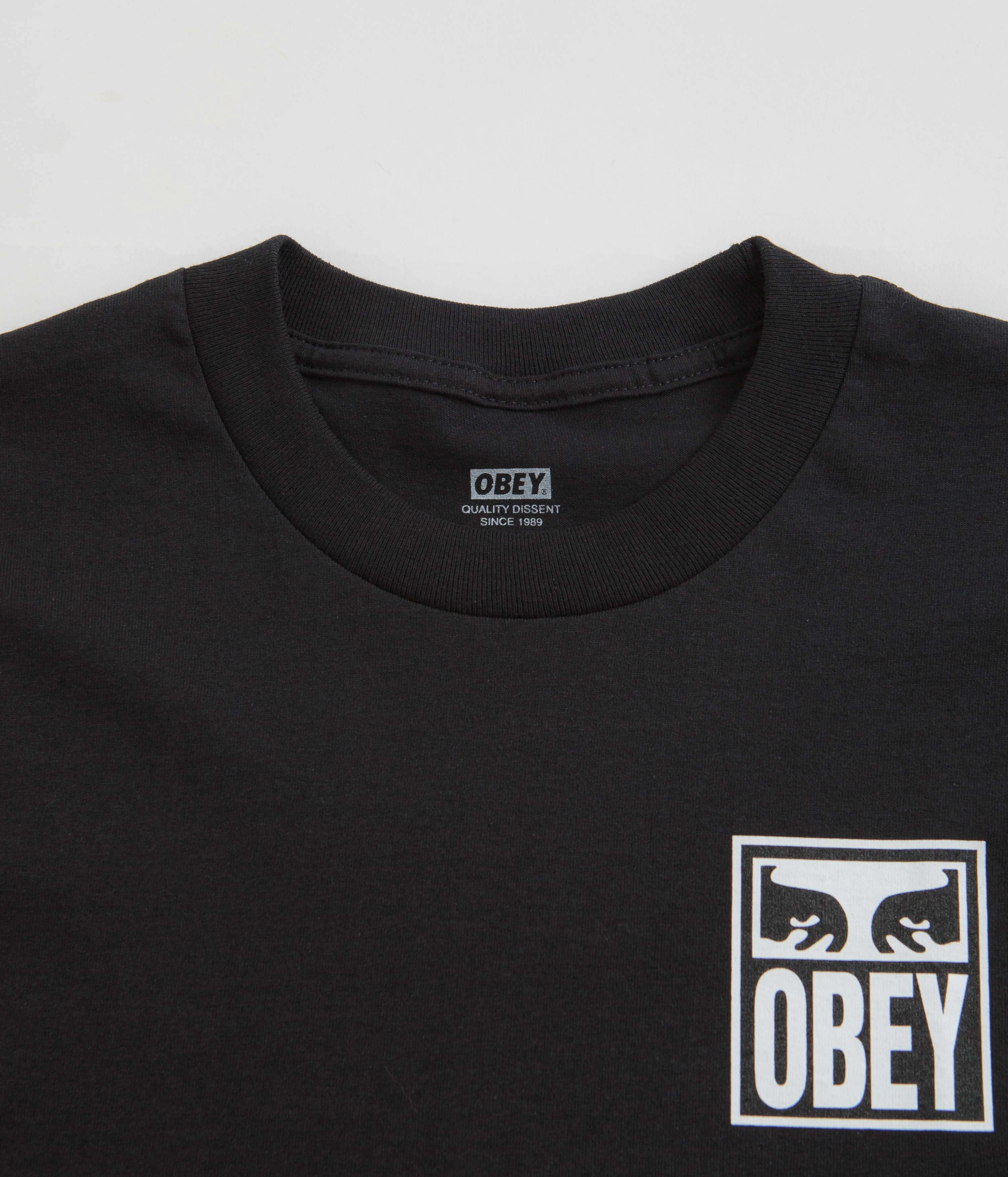 Obey Eyes Icon 2 T-Shirt - Black Stylish Look Bold Style