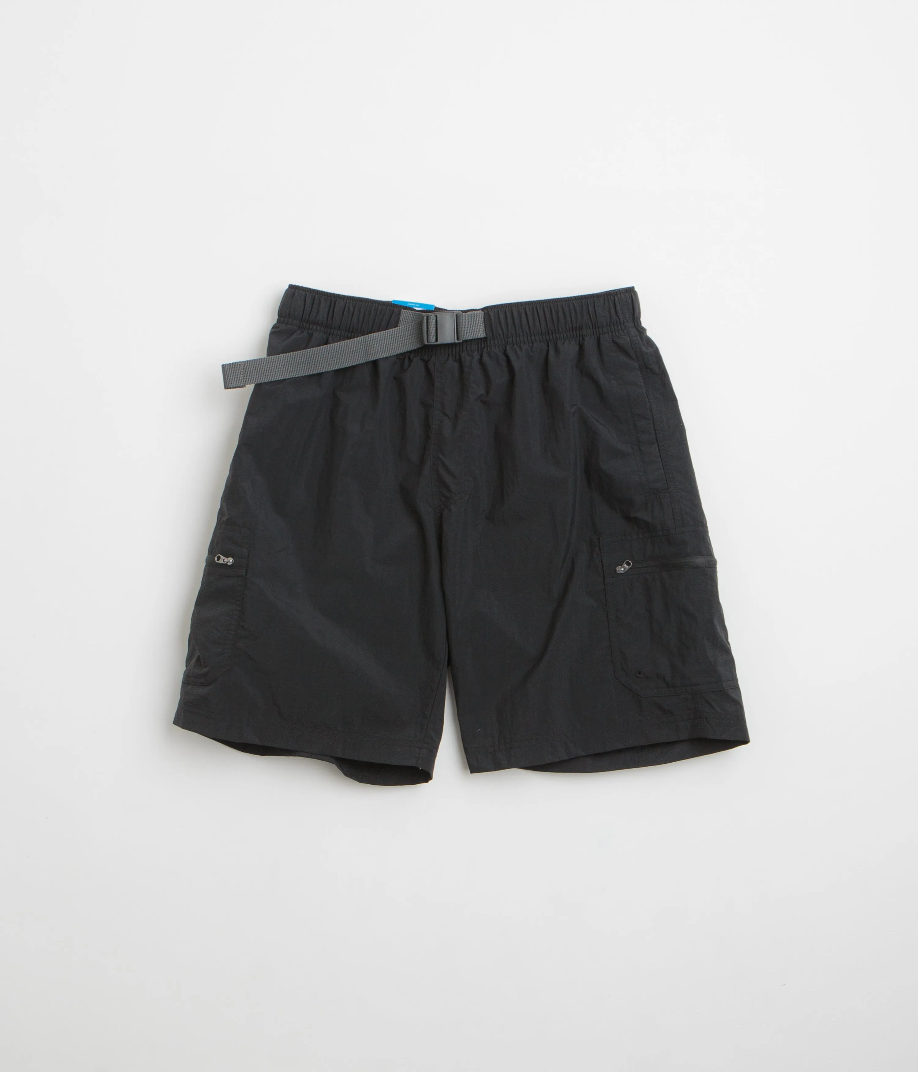 Columbia Mountaindale Cargo Shorts - Black Relaxed Cut Wear Resistant Fabric