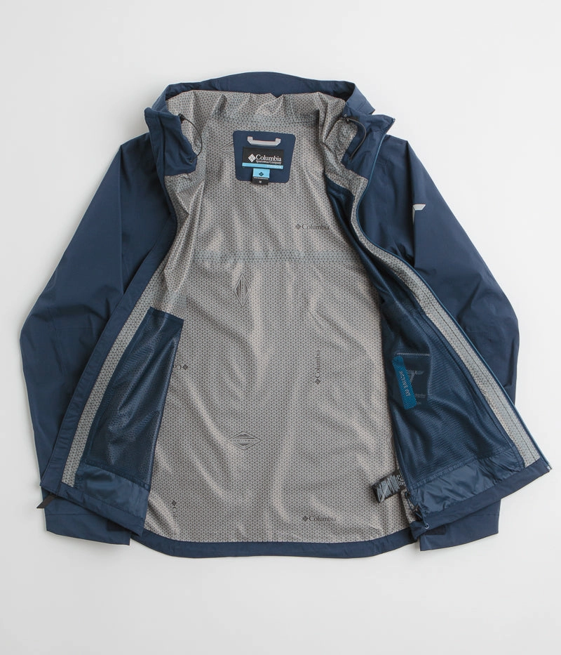 Columbia Ampli-Dry II Shell Jacket - Collegiate Navy fishermen