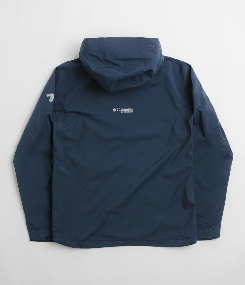Columbia Ampli-Dry II Shell Jacket - Collegiate Navy Relaxed Edge