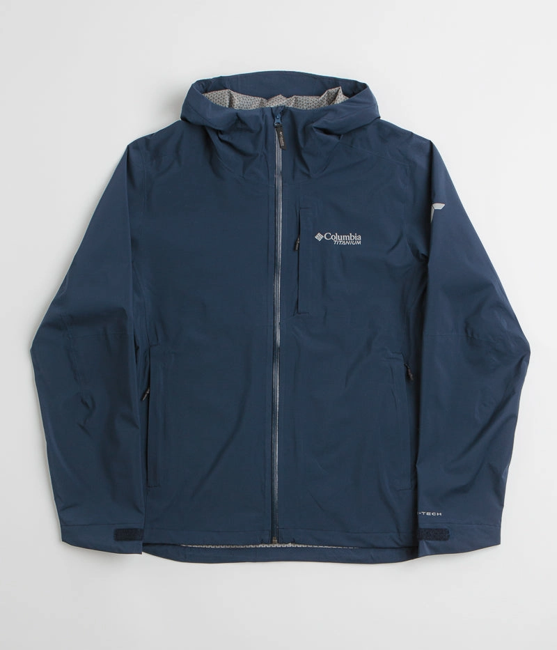 Columbia Ampli-Dry II Shell Jacket - Collegiate Navy Cozy Interior