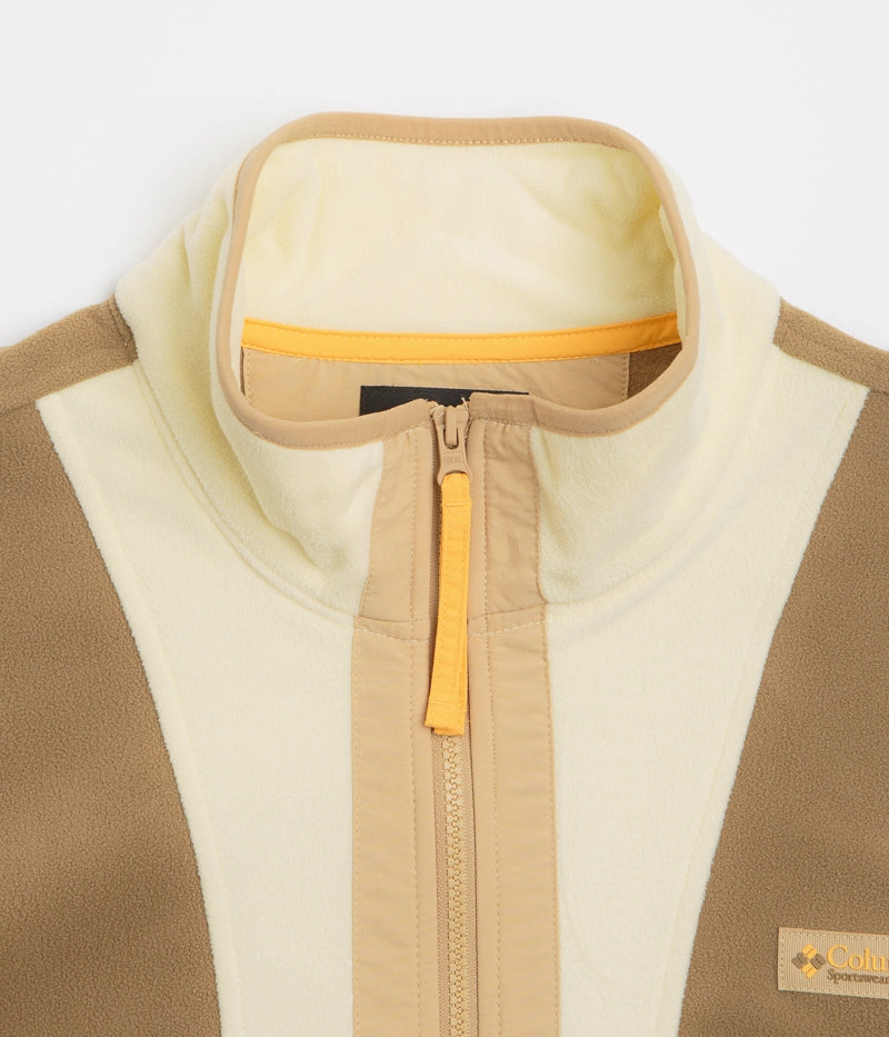 Layered Comfort Light Comfort Columbia Backbowl II Lightweight Full Zip Fleece - Delta / Lemon Wash